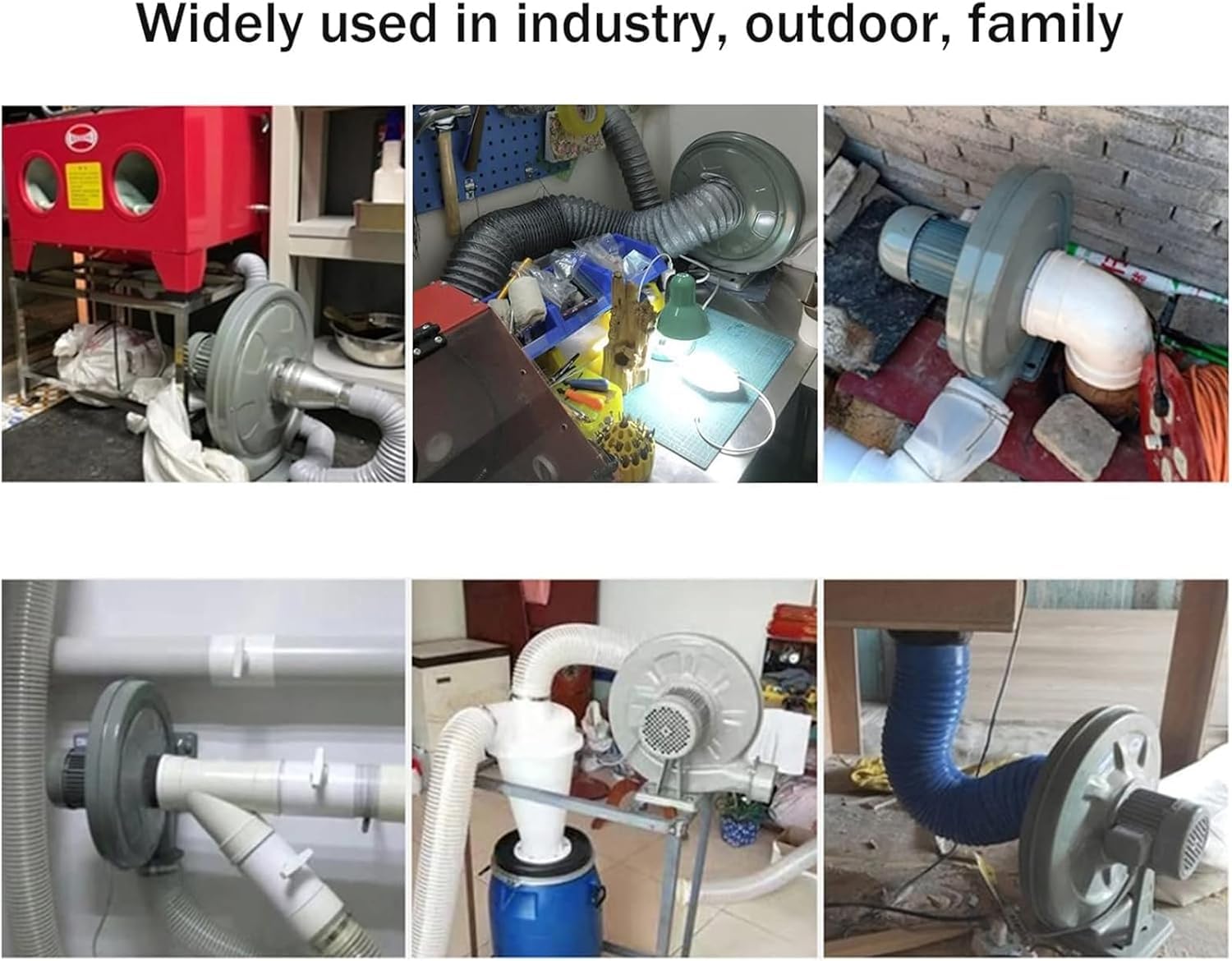 Aspiratore industriale, aspiratore per trucioli di legno, a basso rumore, per officina, rimuove efficacemente fumi e polvere per la lavorazione del legno, incisione laser