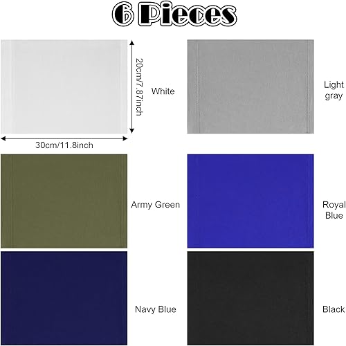 Miniatura 2 de SATINIOR 6 bandas de tubo de rastas de elastano, unisex, para hombres y mujeres, bandas elásticas para el cabello, diademas para accesorios de