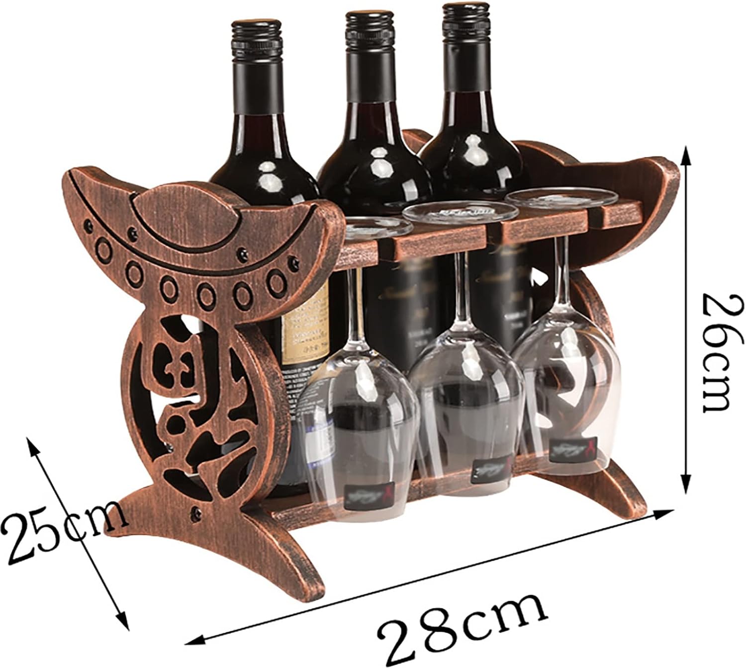 ワインボトルホルダー ワインラック ホルダー ワインラック グラスホルダー ワインラックソリッドウッドワイン グラスラックの装飾esaurantヨーロッパのワイングラスラック ホームバー家具 Color Dark Red サイズ 26x25x28cm グラスホルダー ワインボトルホルダー ワインラック ホルダー ワインラック グラスホルダー ワインラックソリッドウッドワイン グラスラックの装飾esaurantヨーロッパのワイングラスラック ホームバー家具 Color Dark Red サイズ 26x25x28cm グラスホルダー