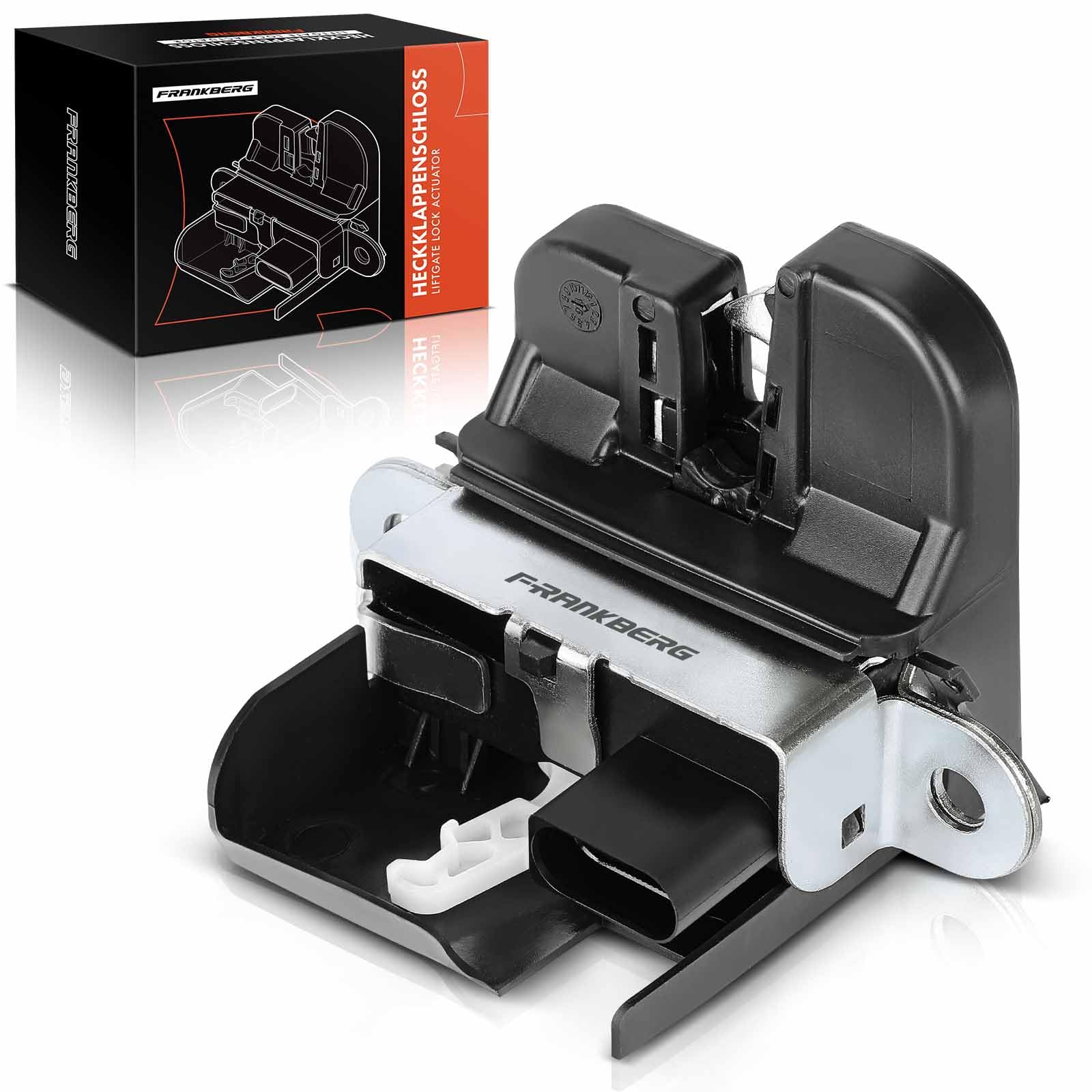 Frankberg Serrure de Coffre hayon Compatible avec Golf VI 5K1 Golf V 1K1 Golf Plus 521 5M1 Golf VI Variant AJ5 T.o.u.r.a.n 1T3 Remplacer# 1K6827505A