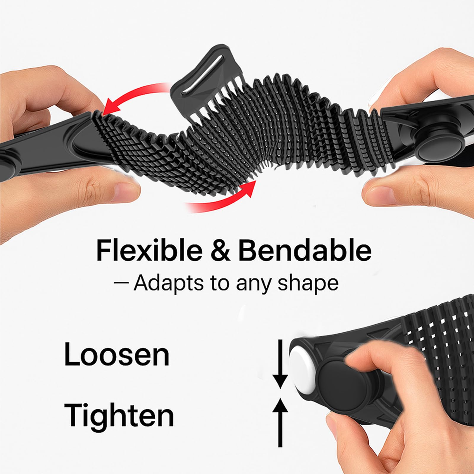 Generisch Cinghia sicura per occhiali di realtà virtuale, struttura leggera con regolazione multipla e imbottitura traspirante, fascia traspirante per occhiali