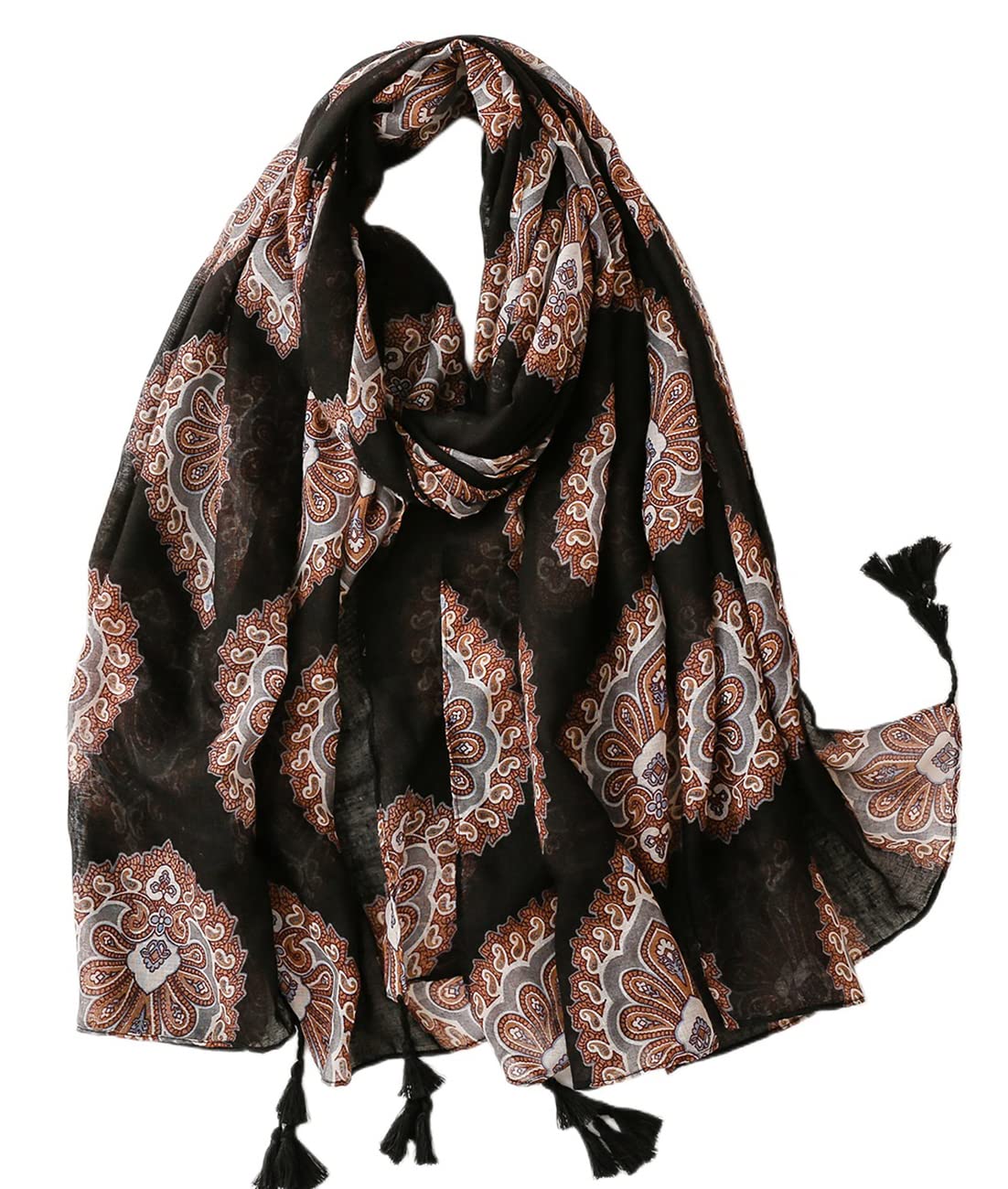 FAIRYGATE Lightweight Scarf Ladies Scarfs Gifts Soft Premium Latest Fashion Long Sarongs Shawl Wrap Oversized Scarves for Women UK 17233