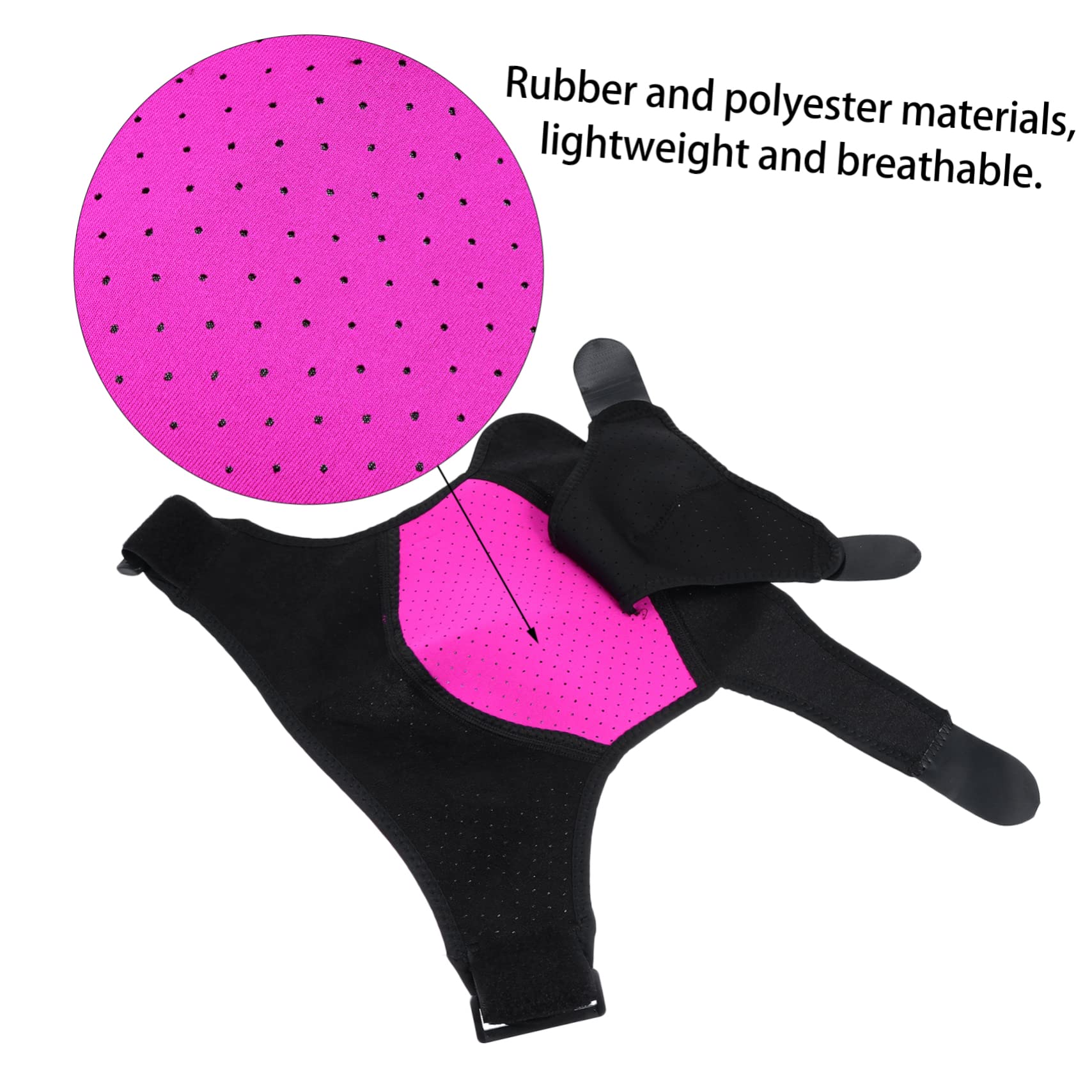 FRCOLOR Anti-collision Sports Shoulder Pads Strap Sleeve Shoulder Cuff Shoulder Brace for Women Dislocate Shoulder Brace Shoulder Pads for Women Cuff Support Foam Rubber Rosy