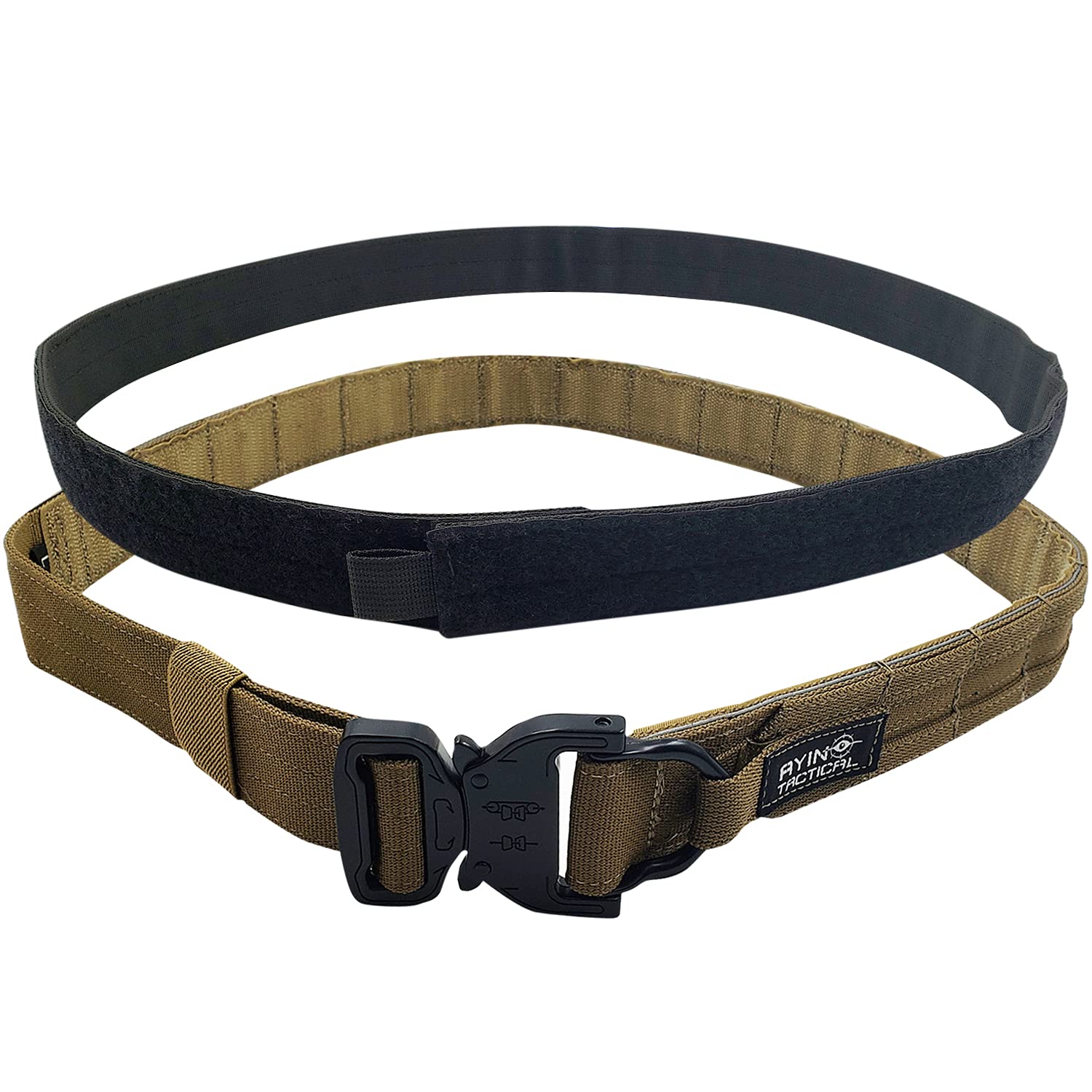 IDOGEAR Tactical 2 Inch Combat Belt Metal COBRA Buckle Duty MOLLE Mens