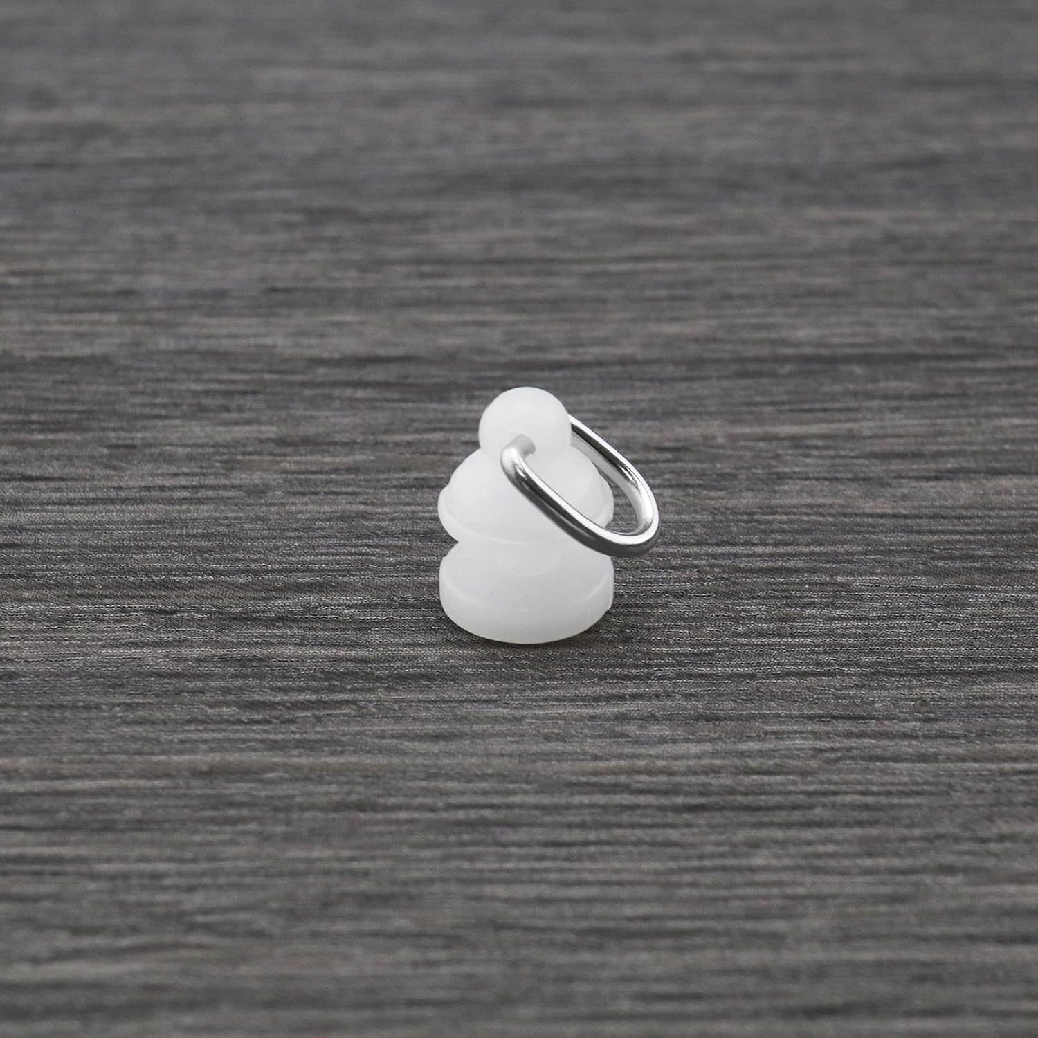 ECSiNG 50pcs Hook for Curtain Track Ceiling Curtain Hooks Plastic Curtain Track Glider Hooks Quiet-Rolling Wheel for Homes Offices Restaurants Hotels