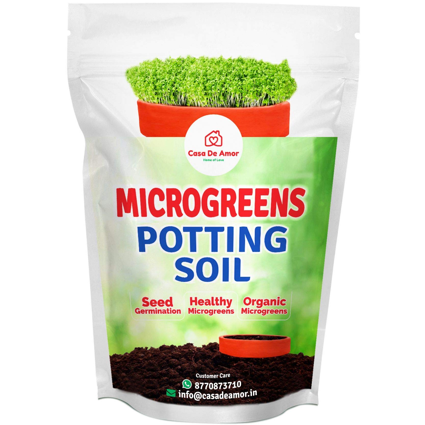 Microgreens Organic Essential Potting Soil, Grow Microgreens in Kitchen Garden, Terrace Garden (10 Kg) (B08XYYBVSD) Amazon Price History, Amazon Price Tracker