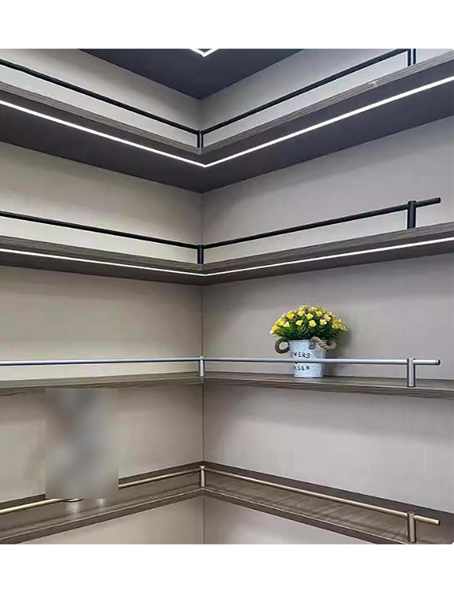 Aluminiowa osłona narożna, ochraniacz krawędzi w kształcie litery L do szafek i mebli, łatwy montaż metalowy zderzak
