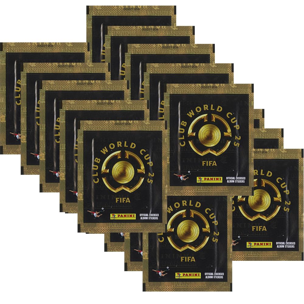 Pacchetto con FIFA Club World Cup 2025 – Adesivi da collezione – 20 sacchetti + custodie esclusive Collect-it