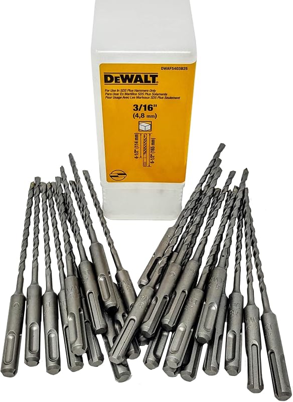 (25-pack) Dewalt DWAF5403B25 DWAF5403 3/16" x 6-1/2" SDS Rotary Hammer Bits