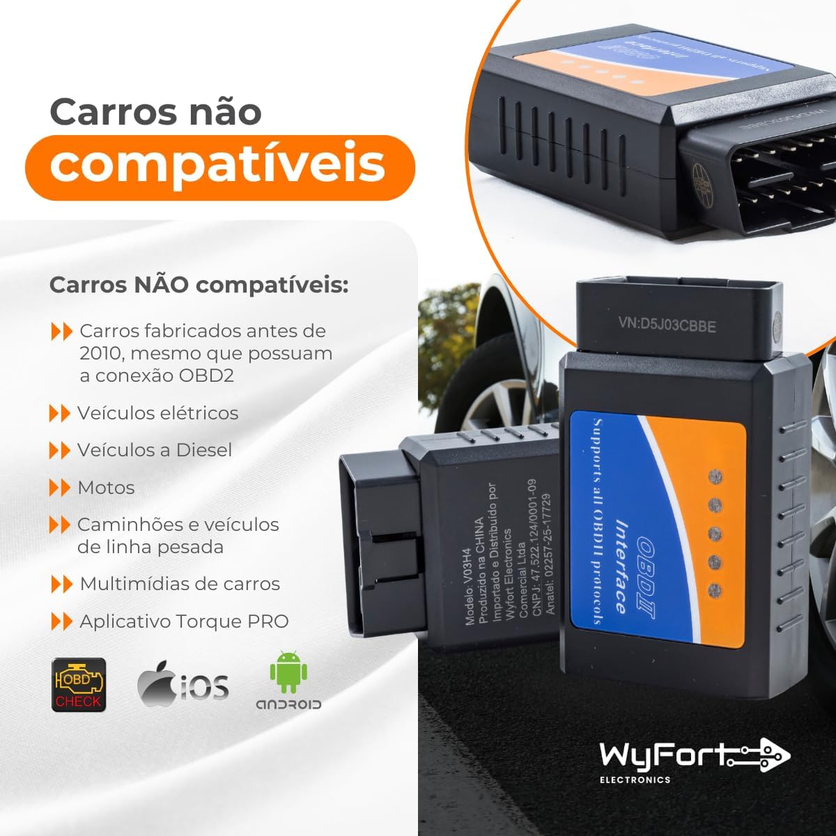 Scanner OBD2 ELM327 V1.5 Review: Testado por 7 dias em Android e iOS