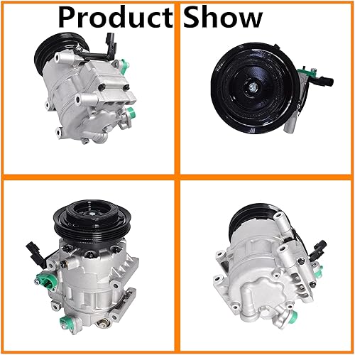 Miniatura 2 de waltyotur Compresor de CA del A/C con embrague de repuesto para Hyundai Accent 1.6L CO 10925C 2006-2009