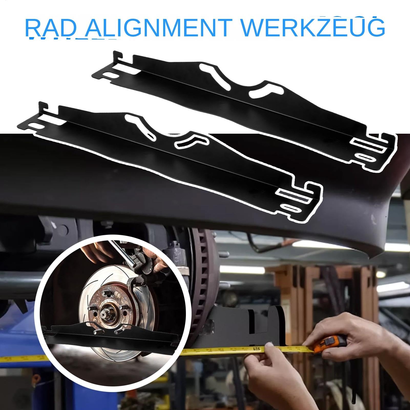 Lot de 2 plaques d'alignement de Roue de Voiture, pour l'alignement des Orteils, pour l'entretien de la Voiture, Gadget Robuste pour Mari, Petit ami, ami