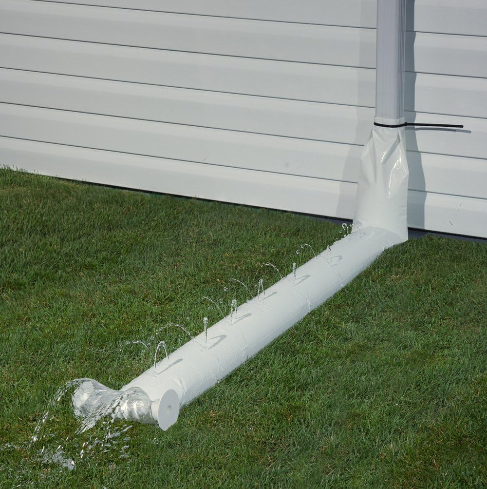 Rainguard 9306W Automatic Downspout Extension, 6-Feet, White