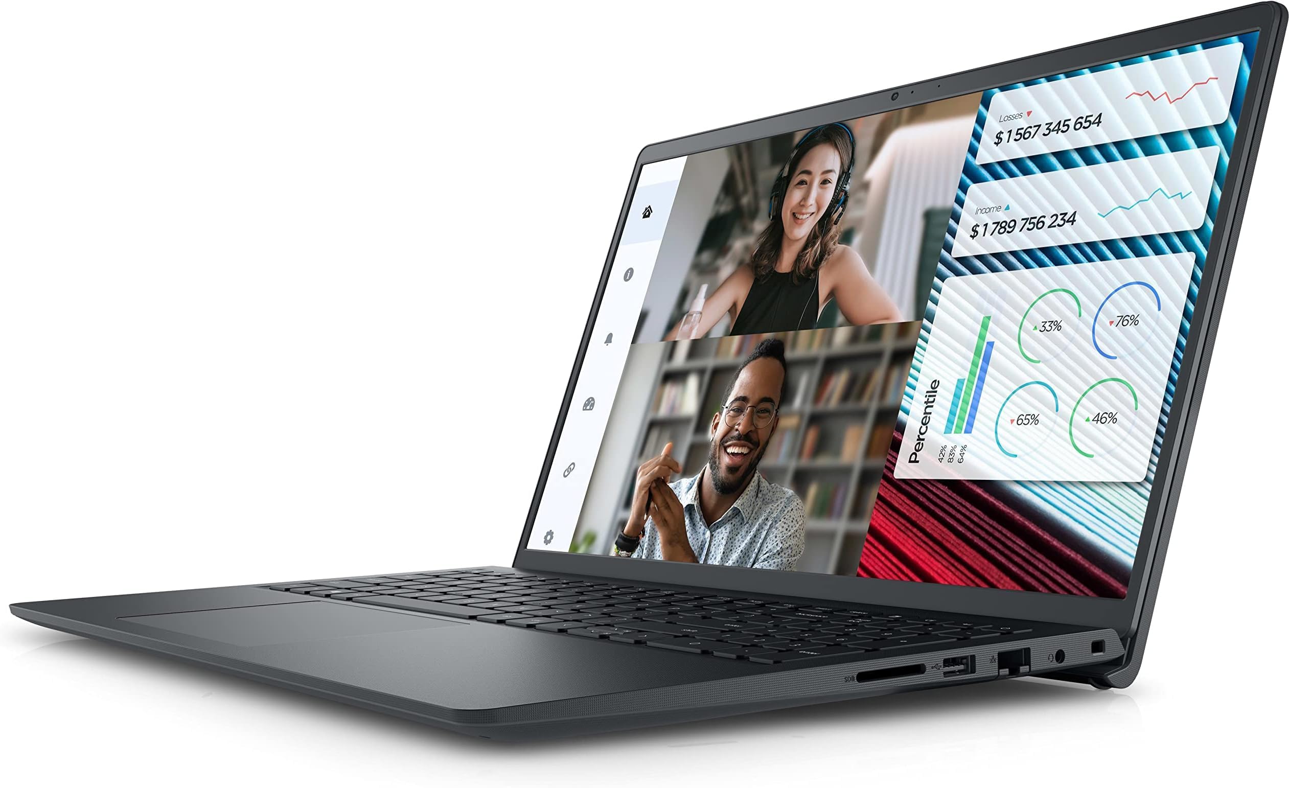 Vostro 3000 3520 Laptop (2023) | 15.6" FHD | Core i7-512GB SSD - 16GB RAM | 10 Cores @1.70 up to 4.7 GHz - 12th Gen CPU Win 11 Pro(UPGRADE)