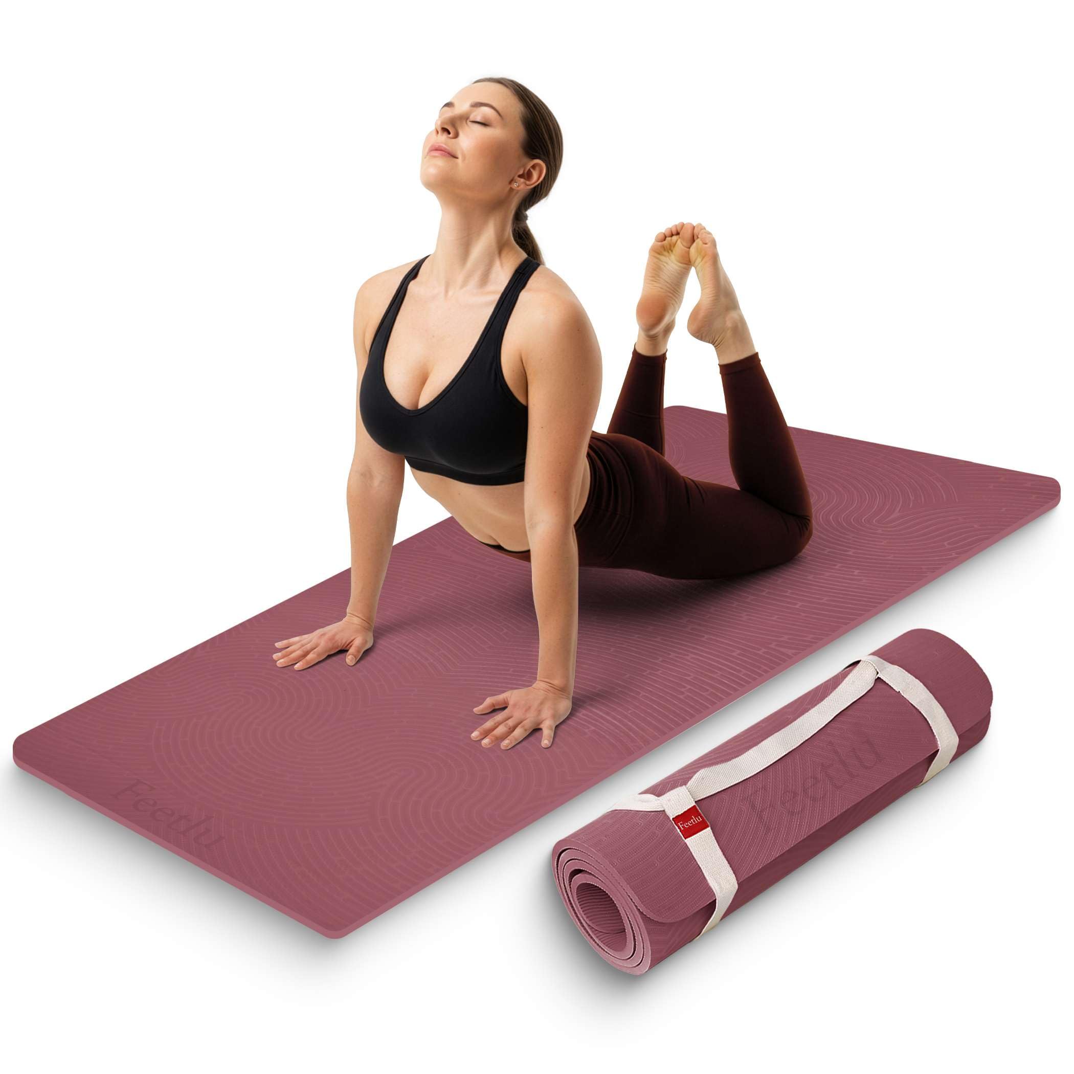 Feetlu Extra Thick 12mm Exercise Mat