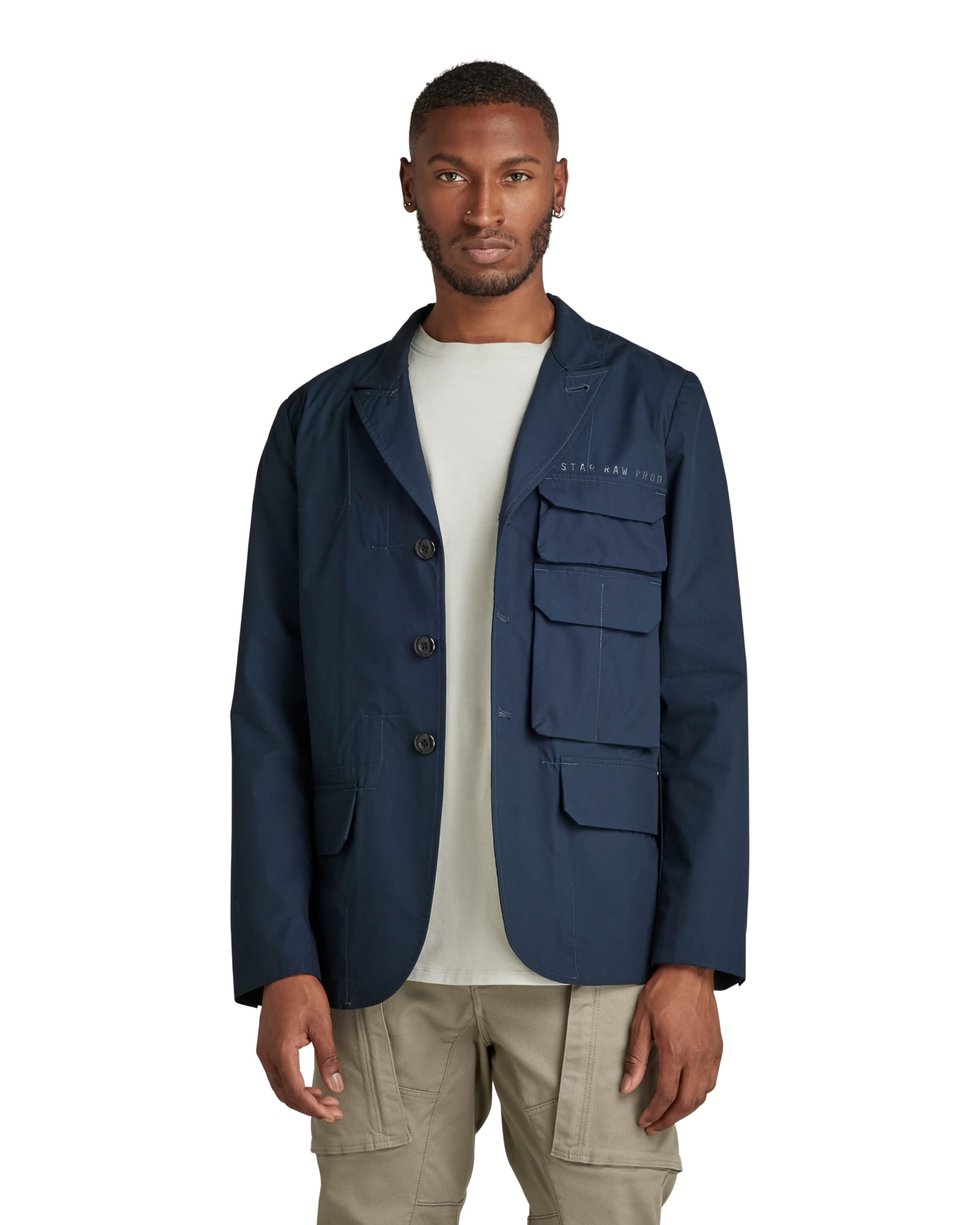 G-Star Men's Stacked Pocket Blazer, Blue (dk patriot blue D20658-A790-7160), S