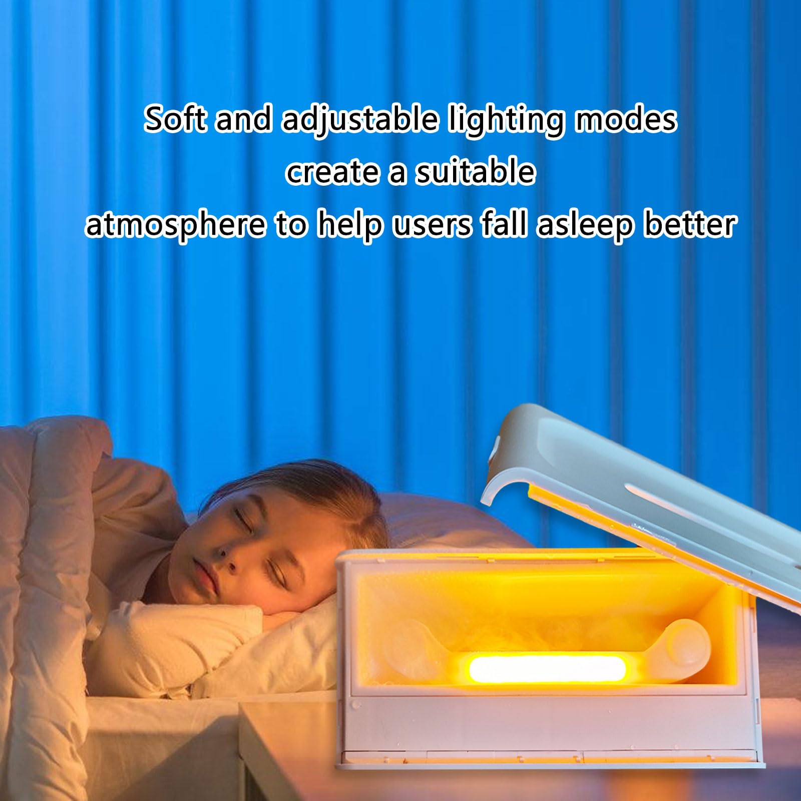 Diffusore moderno di aromaterapia e lampada notturna con suono ad alta fedeltà per uso domestico e ufficio