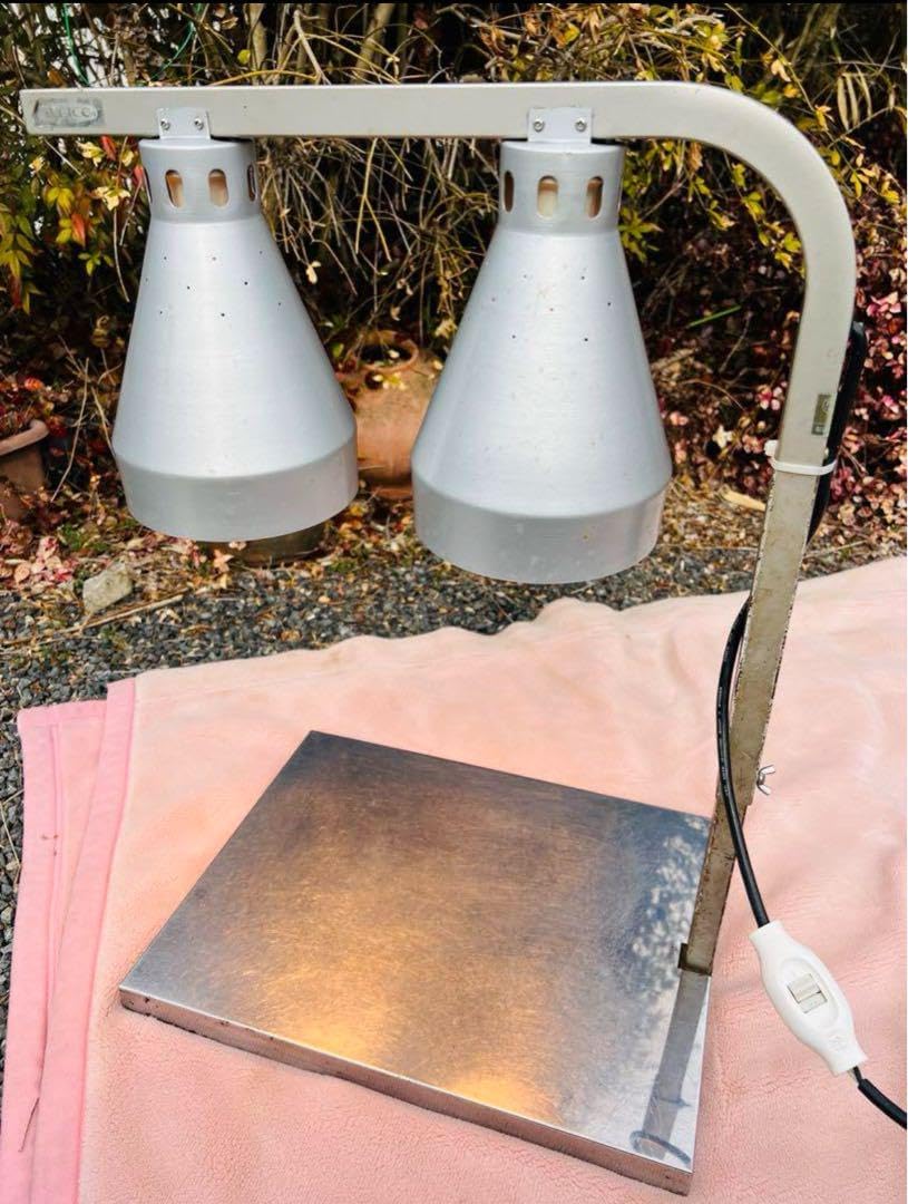 飴細工 ランプ ヒーター SUGICO アメ ２灯式 卓上 厨房機器