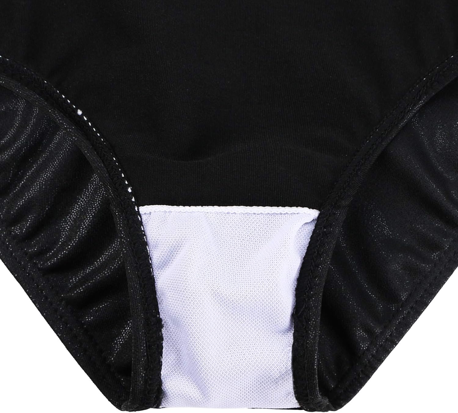 BAOHULU Leotards for Girls Gymnastics Long Sleeve Embroidery Shiny Black Diamond Dance Clothes - Image 6