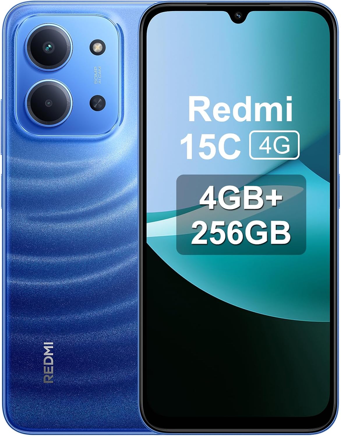 XIAOMI Redmi 15C Smartphone from 4 + 256 GB Blue Taiwan | Ubuy