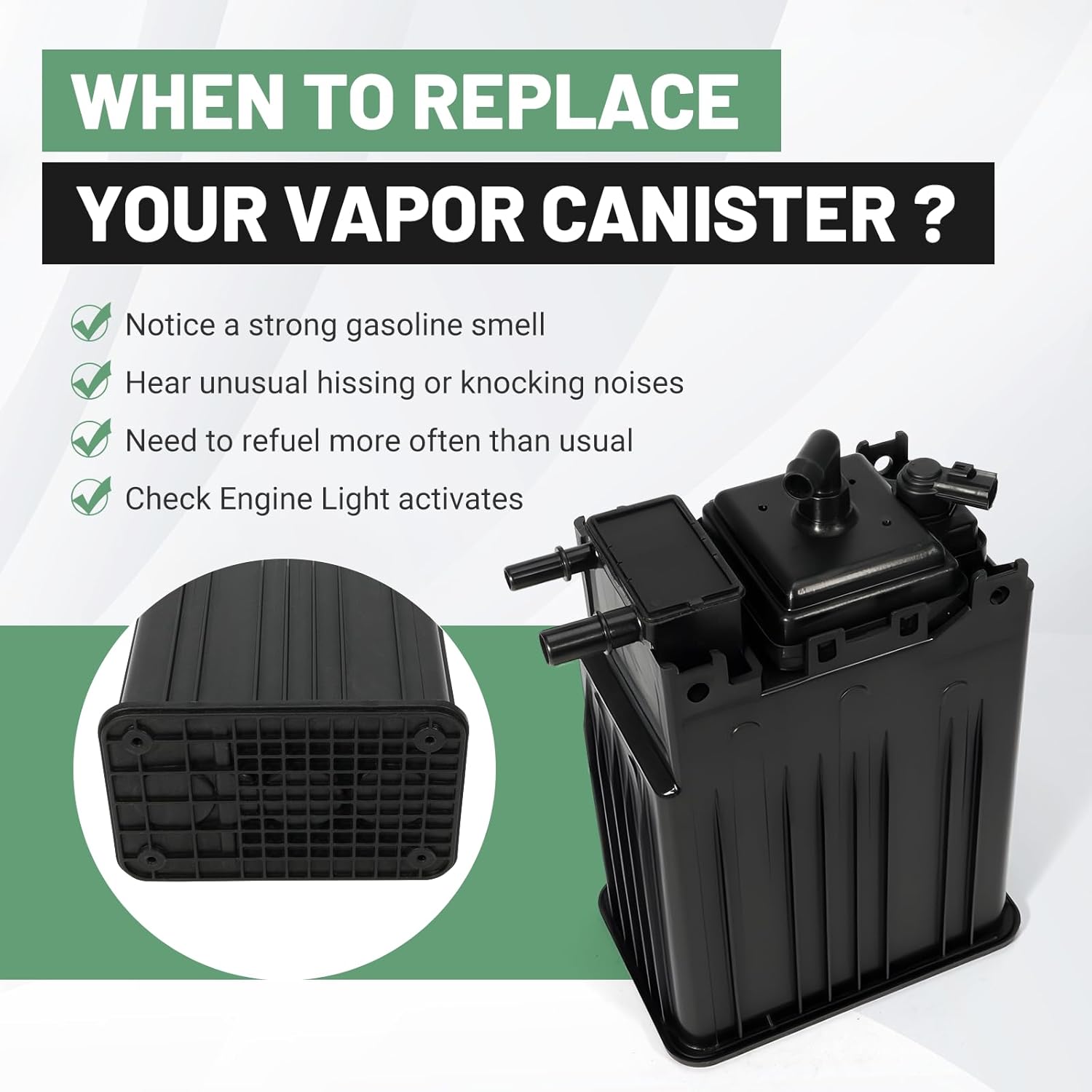 911-307 Vapor Canister, Fit for Ford Lobo, 2009-2014 | Ford F-150, 2009-2014 | Lincoln Mark LT, 2011-2014 - Replace for Dorman Evaporative Emissions Charcoal Canister
