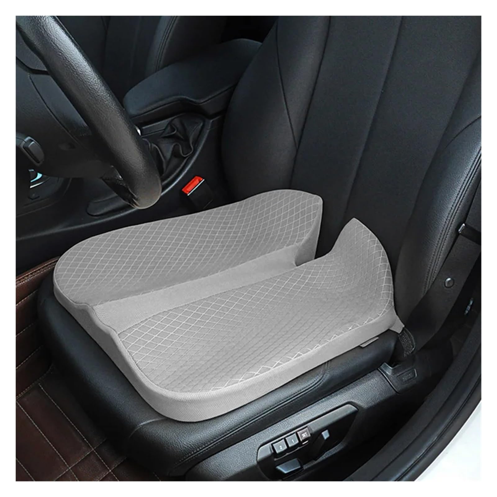 Hviyroi car seat cushion Car Sitting Cushion Pad Heightening Wedge Booster Seat for Driving