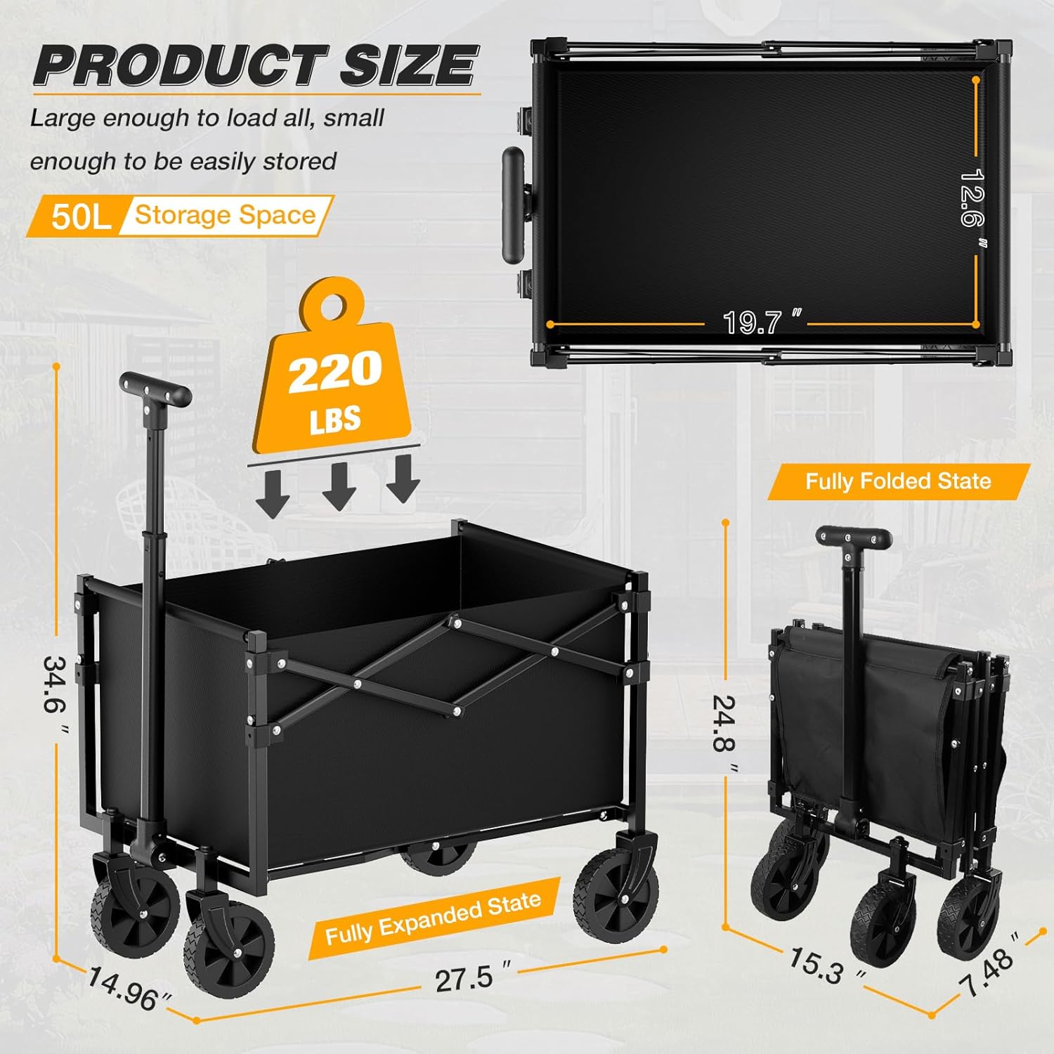 Explore the Versatile Lite Collapsible Folding Wagon: Your Ultimate Outdoor Companion