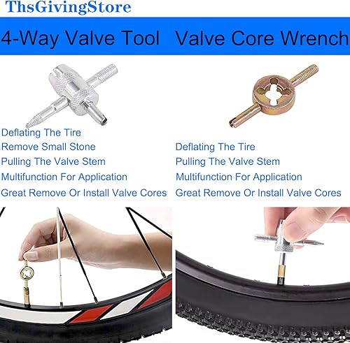 Miniatura 6 de Kit de 70 parches de neumáticos resistente, kit de parche de tubo interior, incluye rodillo de parche de neumáticos, parches de reparación de goma,