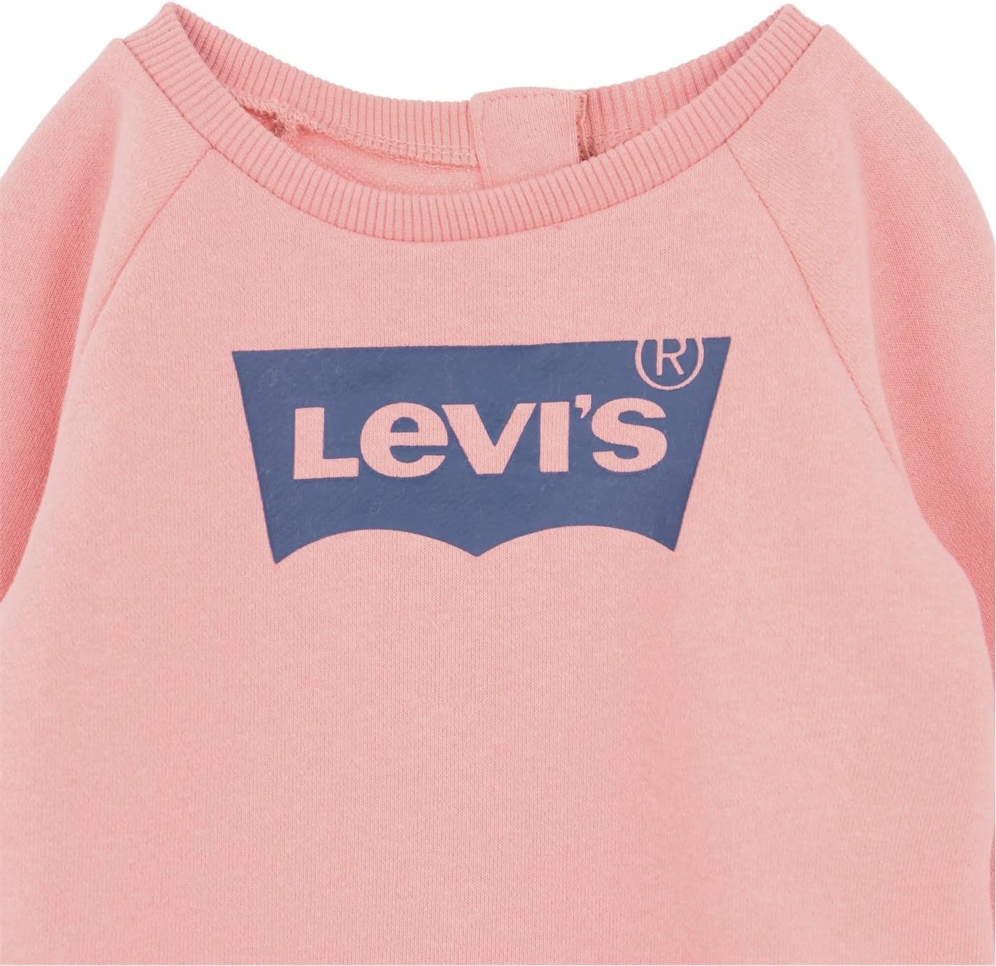 Levi's Baby Girls' Lvg Ket Item Logo Crew 1e6660 Sweatshirt (Pack of 1) 3 Jahre Todey