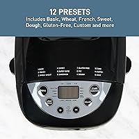 Vista 5 de West Bend Hi-Rise Bread Maker Machine Programmable 12 Programs Including Gluten Free & 3 Loaf Sizes and Crust Colors with Traditionally-Shaped