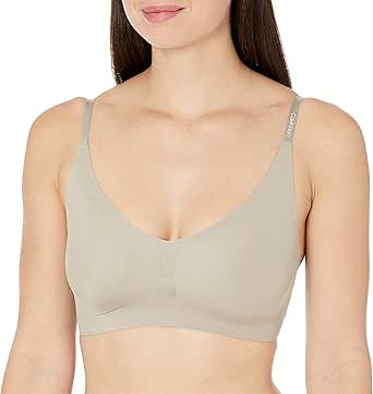 Calvin Klein women's invisibles lightly lined seamless wireless triangle bralette