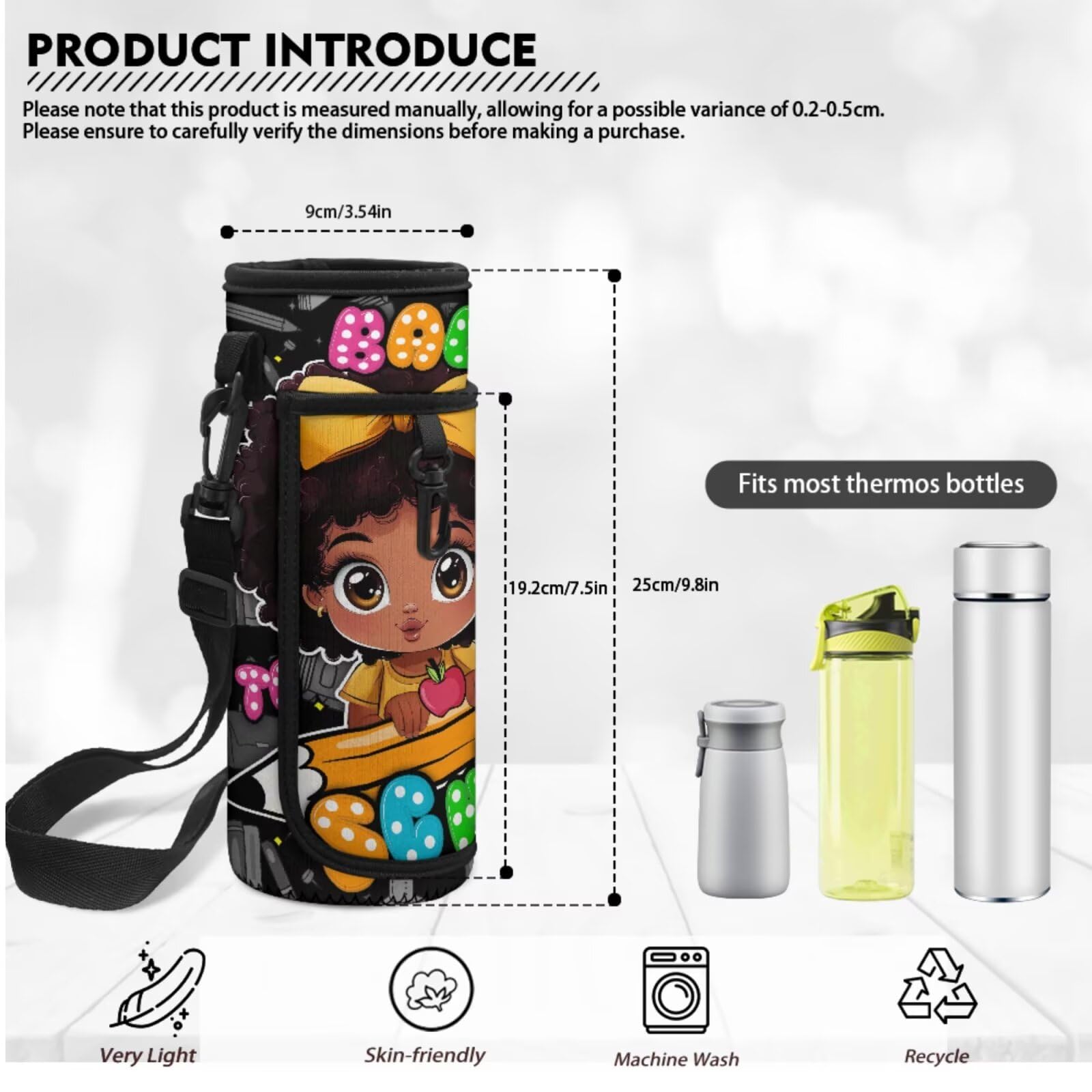 Set 4 in 1 di zaini per la scuola elementare per ragazze, con portapranzo, astuccio e custodia per bottiglia d'acqua