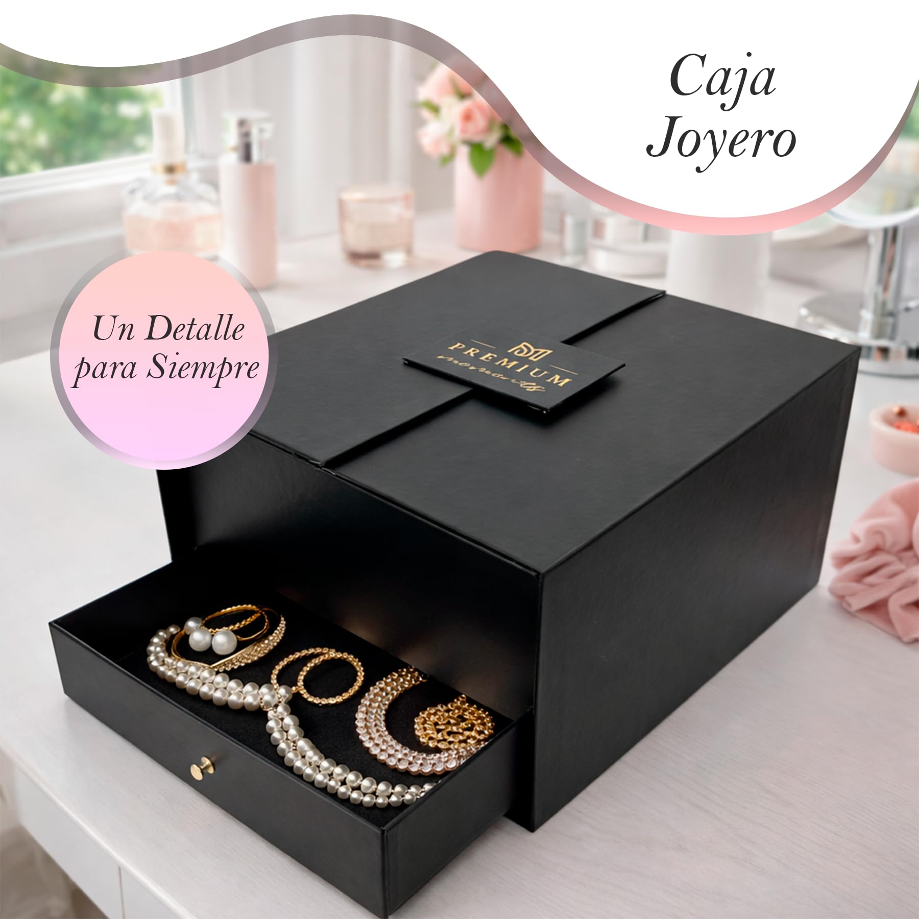Schmuckkästchen Ferrero Premium Moments mit Über 35 Pralinen · Wiederverwendbare Pop-Up Geschenkbox mit Schokolade & Personalisierter Grußkarte