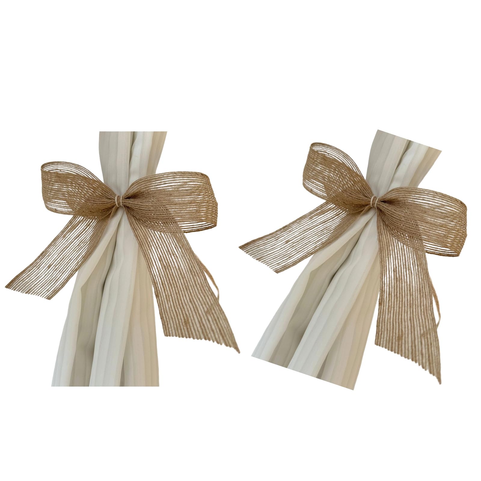 carotoe Of Elastic Curtain Ties with Pearl Decor for Quick Installation and Falls or Easy Install Tiebacks