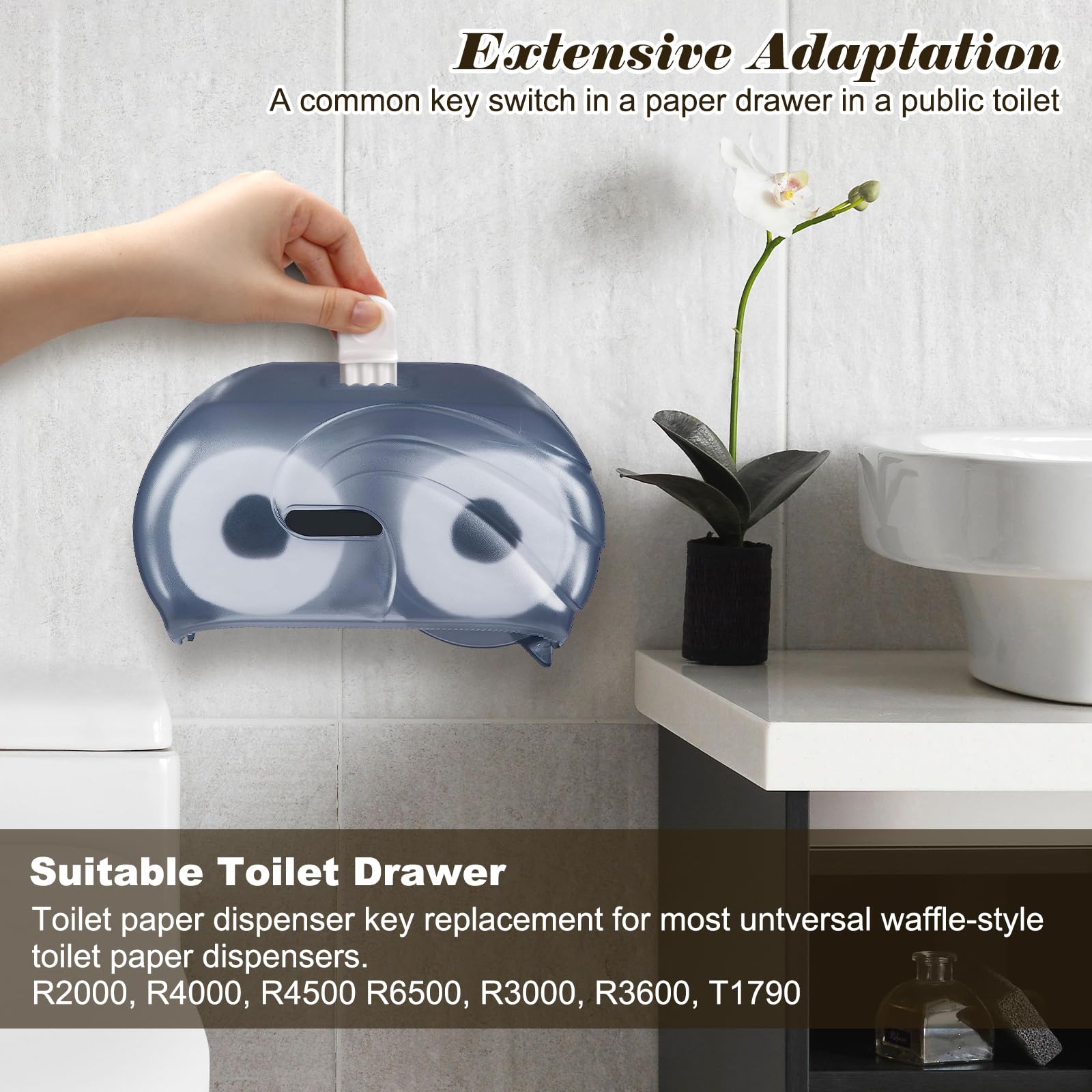 Master Set Of All Dispenser Keys For Hand Towel, Toilet Tissue & Soap Dispensers