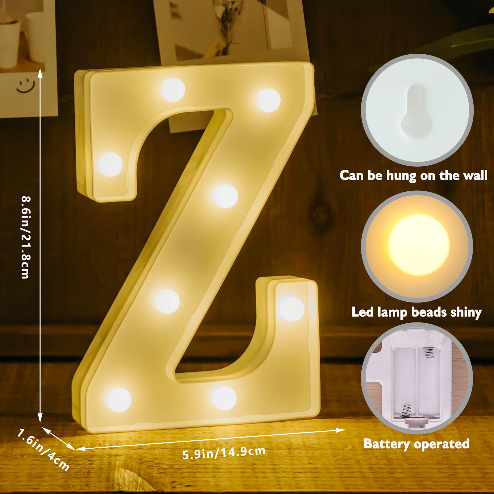 Snapklik.com : IFDGCTK Light Up Letters, Led Letter Lights 26 Alphabet ...