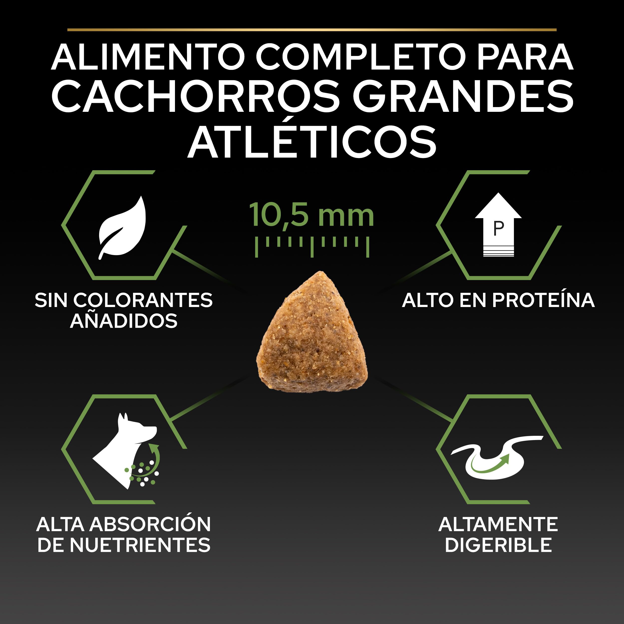 Purina Pro Plan Large Puppy Athletic Start Pienso para Perro Grande, Cachorro, Junior, Bebé con Pollo, saco de 12kg