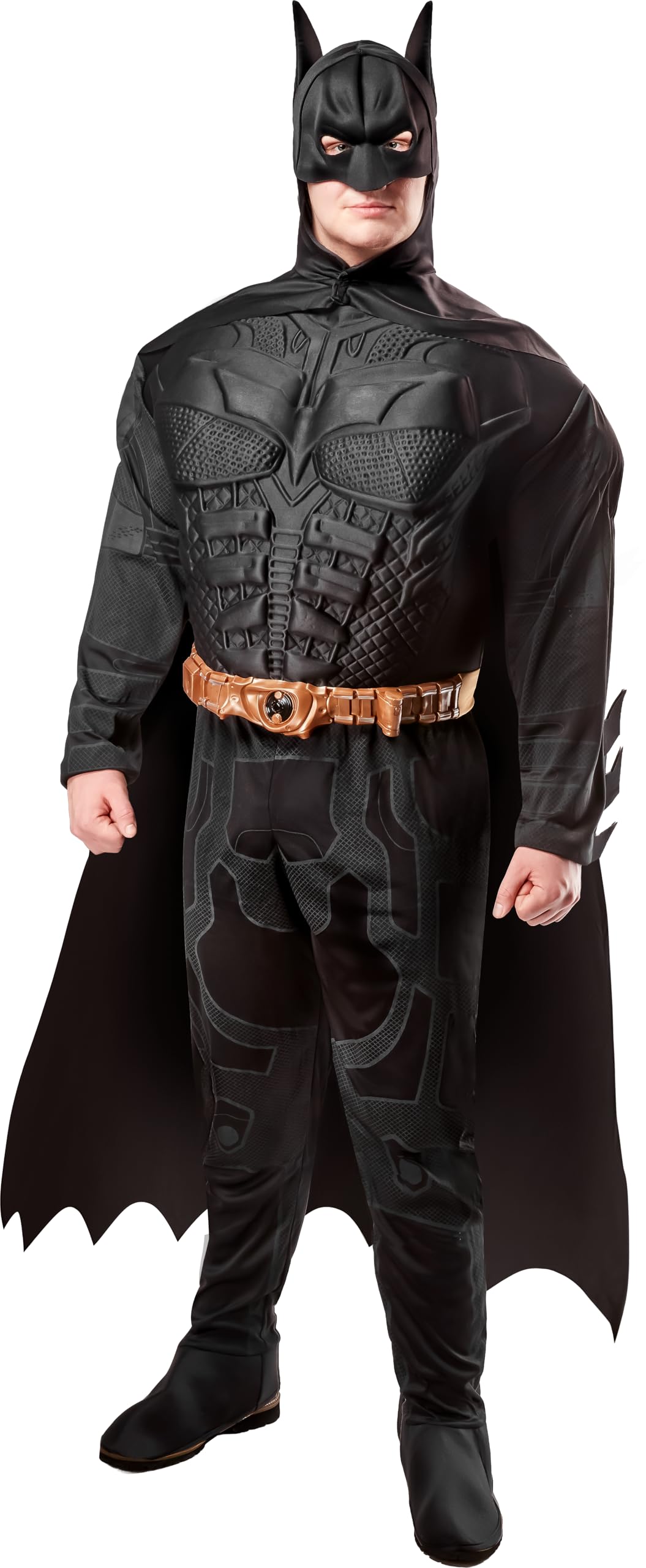 Rubie's Herren Übergröße Dark Knight Rises, Deluxe Erwachsene Muskel Brust Batman Kostüm