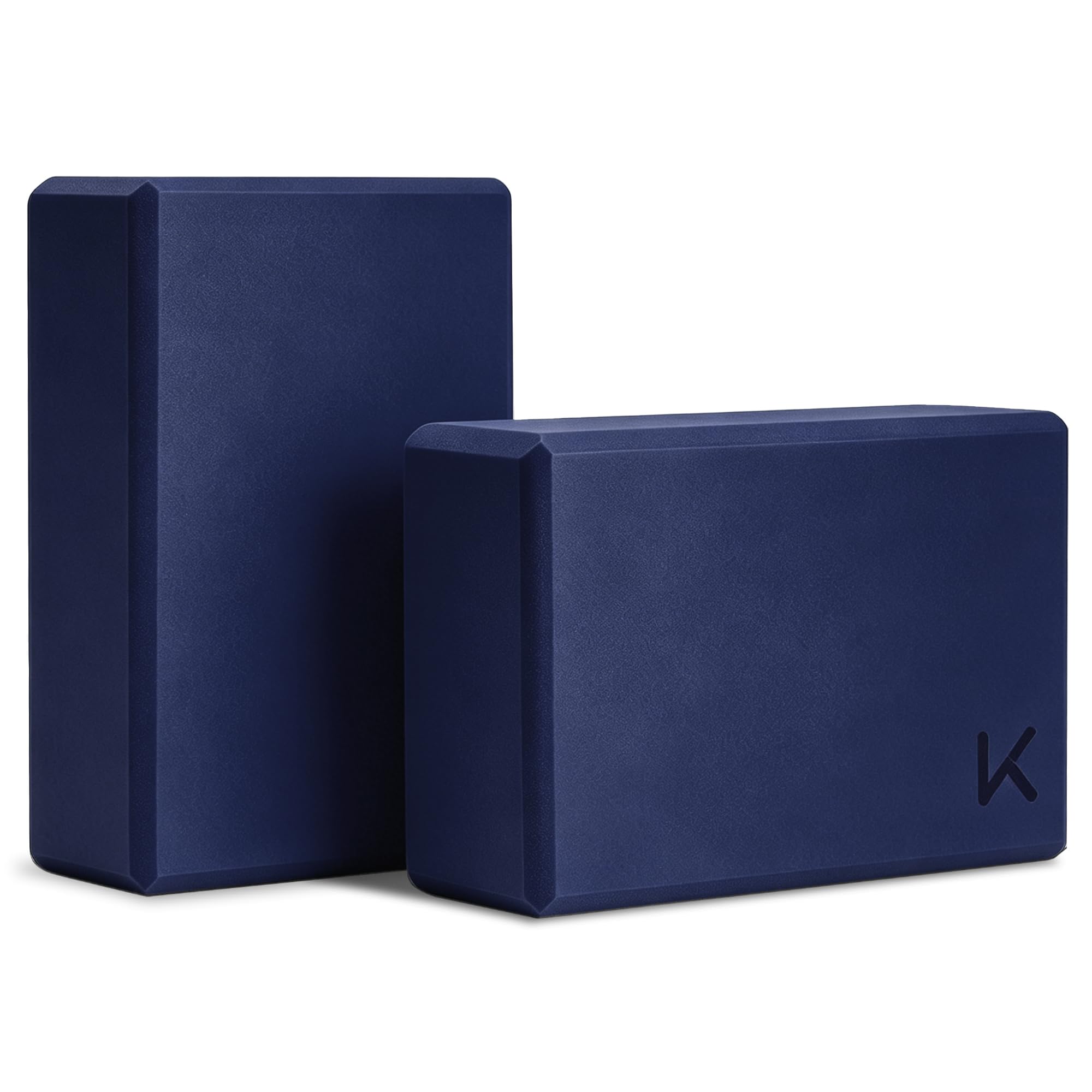 KEEP Yoga-Block, hochdichter EVA-Schaum, 2 Stück, Yoga-Block mit rutschfester strukturierter Oberfläche, stützend, leicht, ideal für Yoga