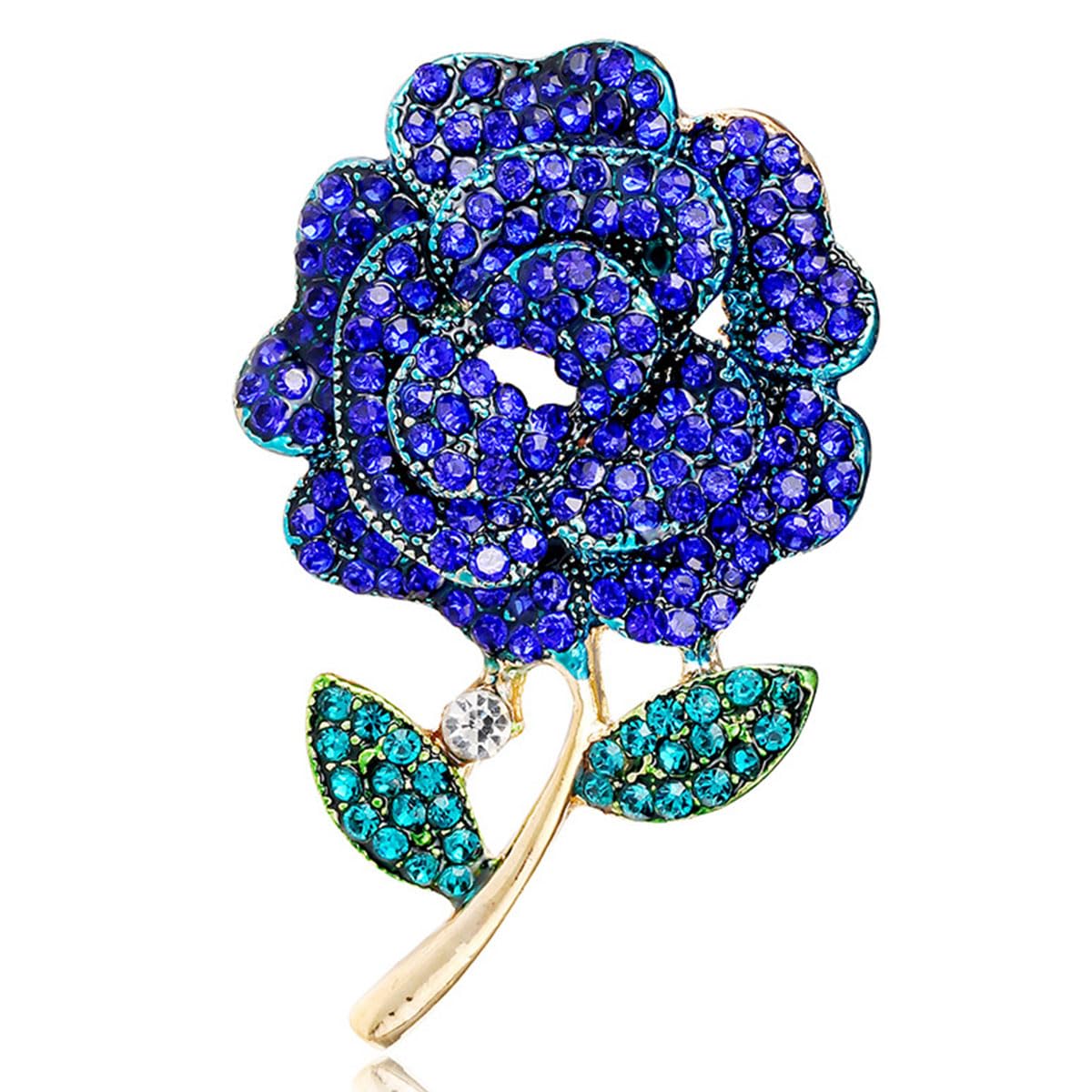 FAIRYGATE Anti Exposure Fixed Brooches Women Unisex Vintage Rhinestone Office Party Brooch Pins Lapel Pin Dress Suit Accessories Boutonniere — view 10