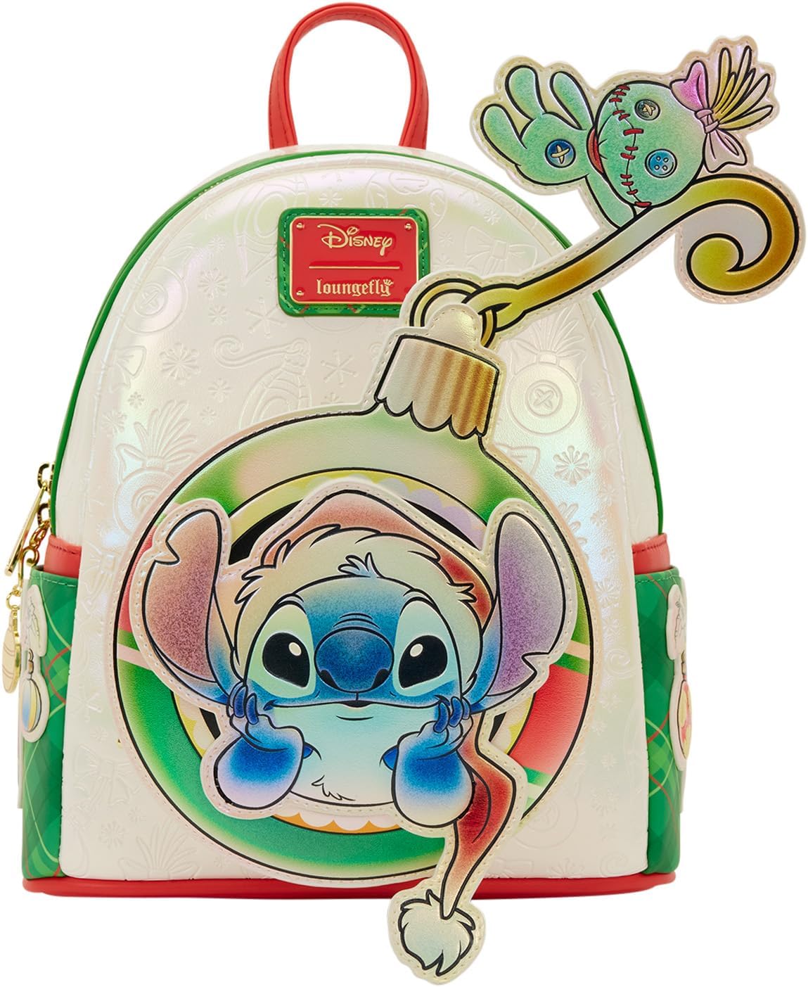 Loungefly Disney Lilo and Stitch Holiday Mini Backpack - Image 3