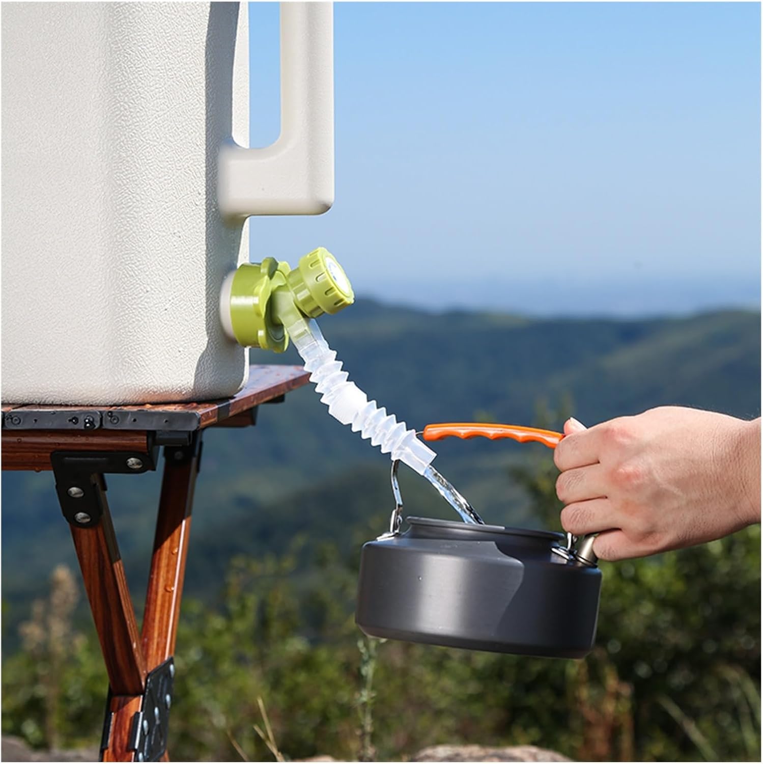 20L with Detachable Faucet Portable Tank Large Capacity Drinking Bucket for Vehicle Car Camping