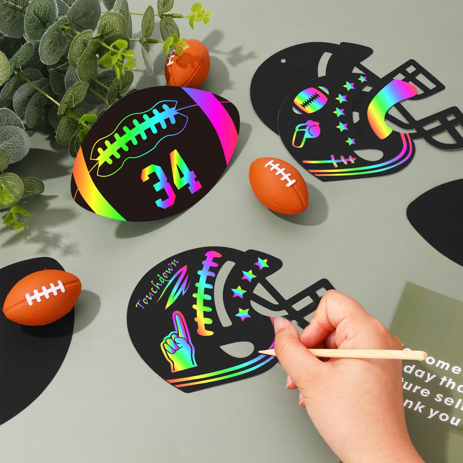 football helmet card JarThenaAMCS 60 Pcs Scratch Paper Craft Kits Football Scratch Cards Ornaments with Ribbon and Wooden Styluses for DIY Crafts Painting Classroom Party Supplies : Toys & Games Coalition Spherical Helmet Titan Dive and Rise These helmets are all Size::100
