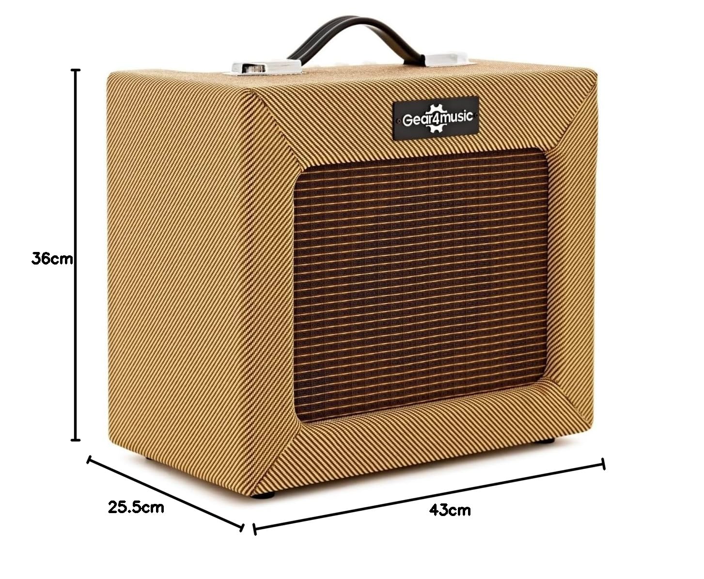 15W Tweed E-Gitarre Combo-Verstärker von Gear4music