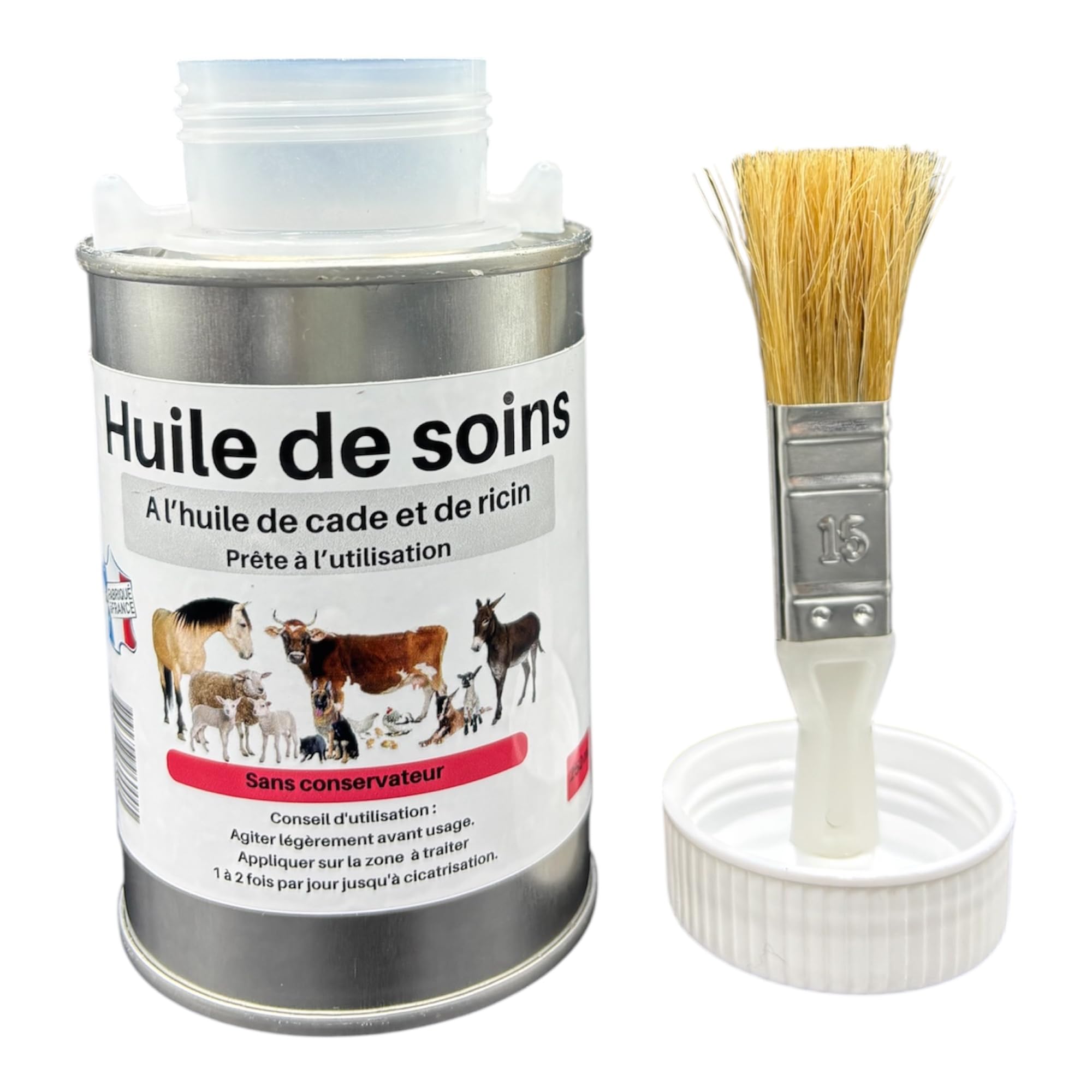 Huile de soins à l'huile de cade 250 gr