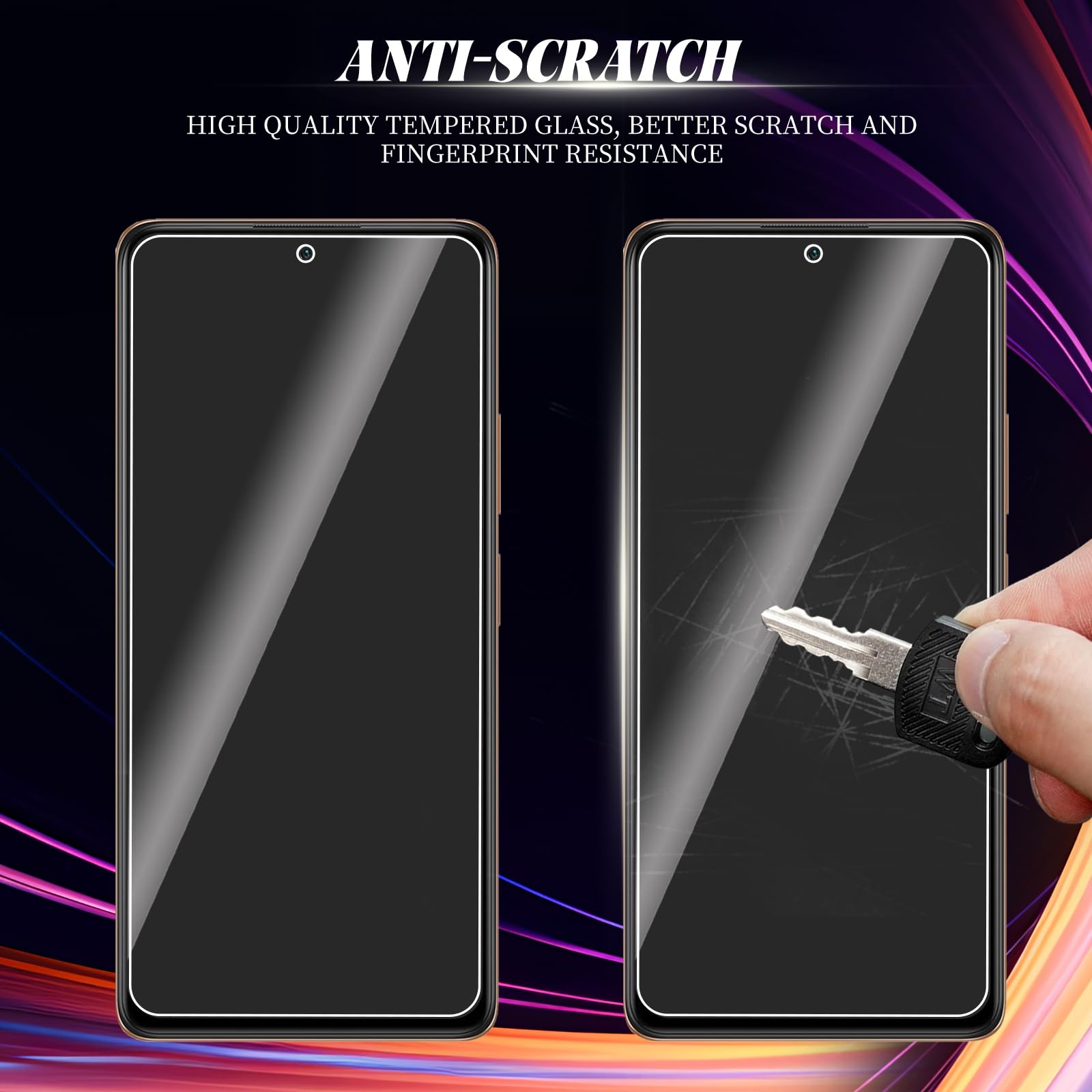 Oelrstfe Privacy Pellicola Protettiva per Xiaomi Redmi Note 10 Pro 4G Anti Spy in Vetro Temperato Durezza 9H Anti-Graffio Senza Bolle Ultra Resistente Anti-Impronta Anti-Spia Protezione,2 Pezzi
