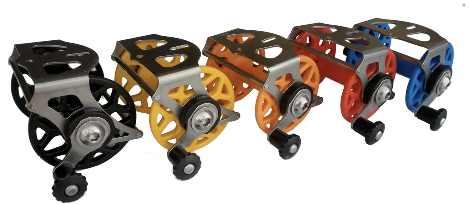 MEANDROS Albatros Plus - Spearfishing Verticle Speargun Reel (Reel Only) (2L (42m Capacity), Black)