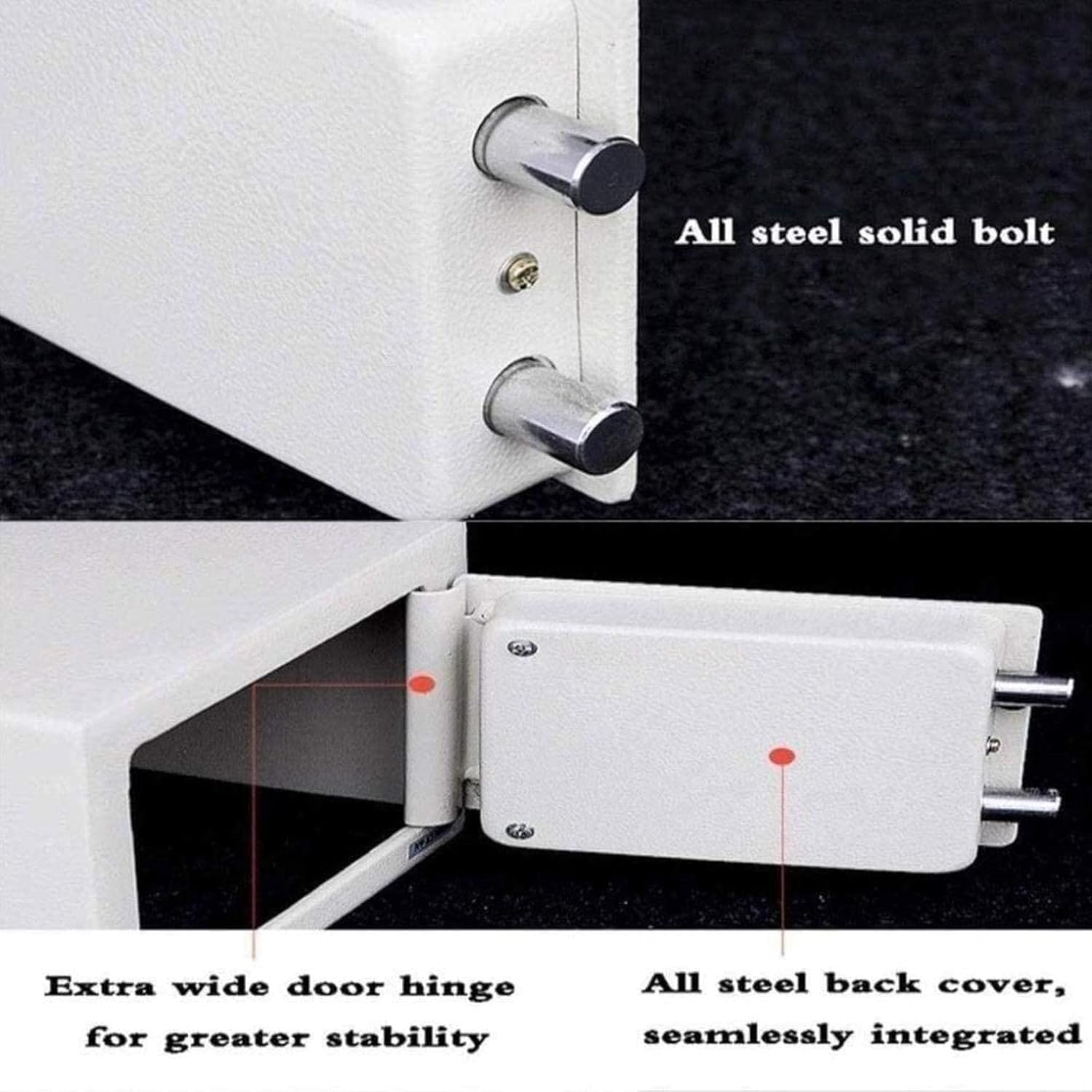 Security Fire & Waterproof Security Wall Safe Cabinet Safe Transfer Security Biometric Safe Deposit with Keypad Office or Home Office with Wall Mounted or Floor Mounted Jewelry Passport Alarm