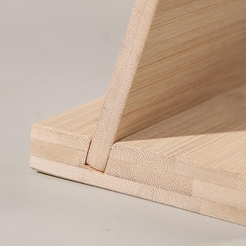 Miniatura 7 de Soporte de Exhibición Grande de Collares de Bambú, Soporte de Joyería de Madera para Collares Colgantes, Organizador de Estante de Joyería de