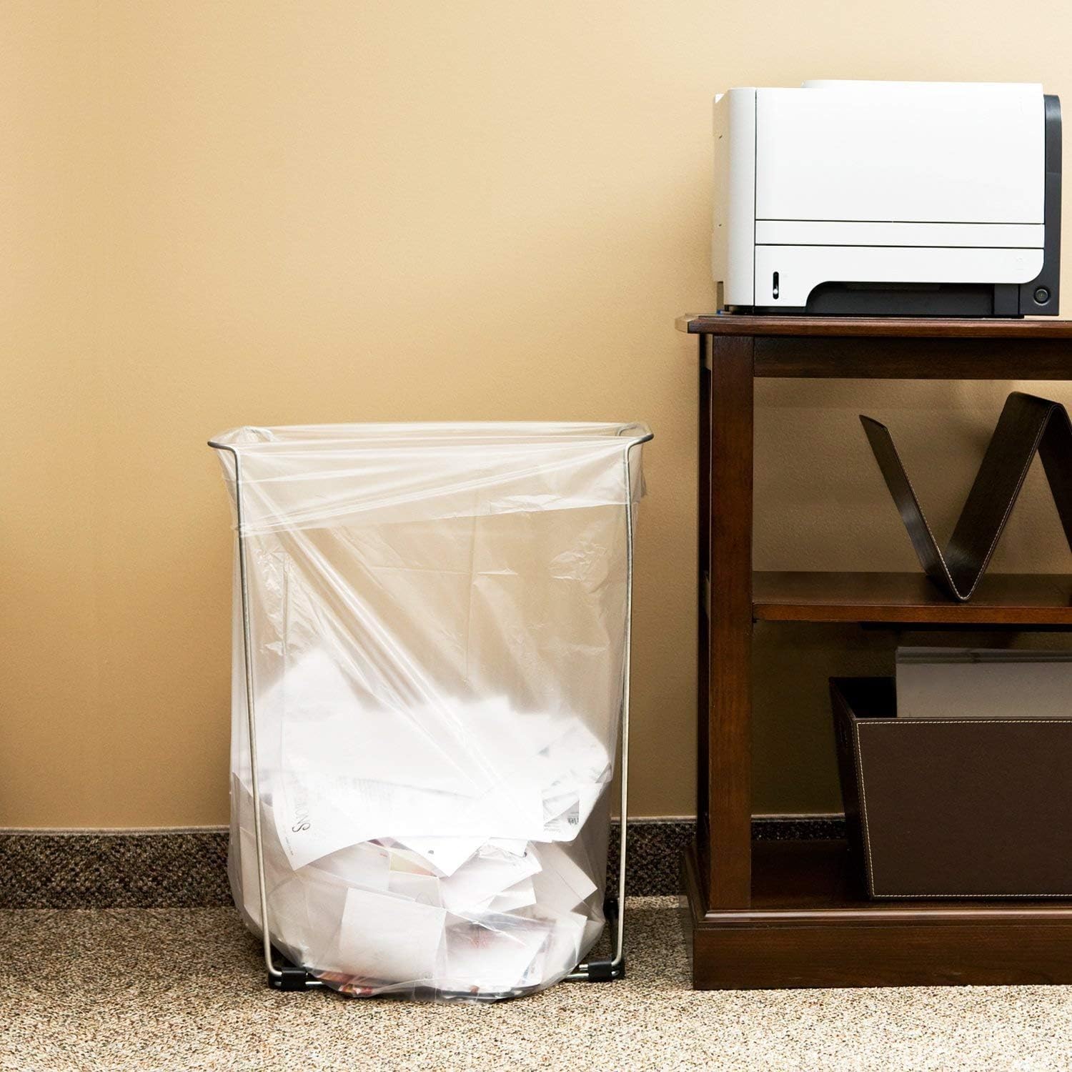 Bag Buddy Bag Holder - Versatile Metal Support Stand for 30 - 33 Gallon Plastic Bags - Use For Leaves, Yard Work, Laundry, Trash and More - 23"h : Health & Household